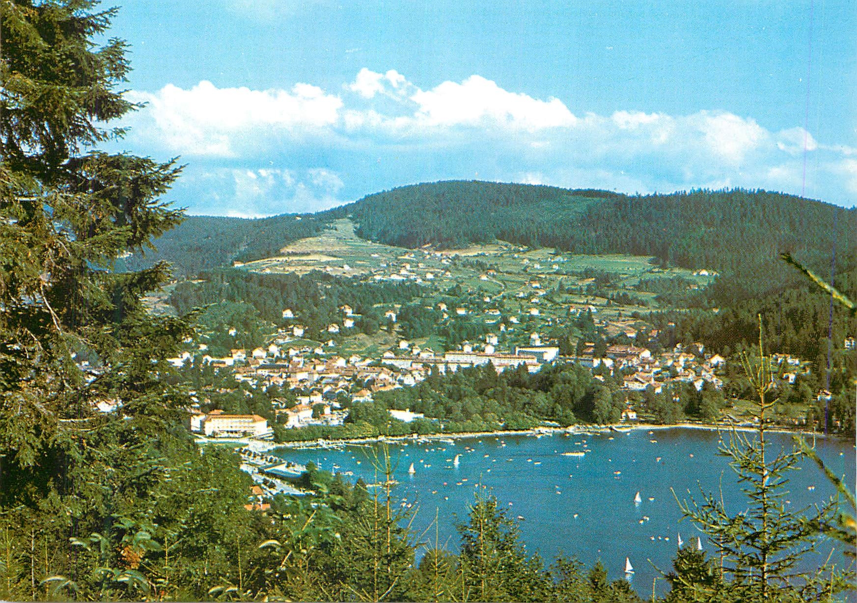 CPM Gerardmer Station Climatique vue sur la Ville et le Lac