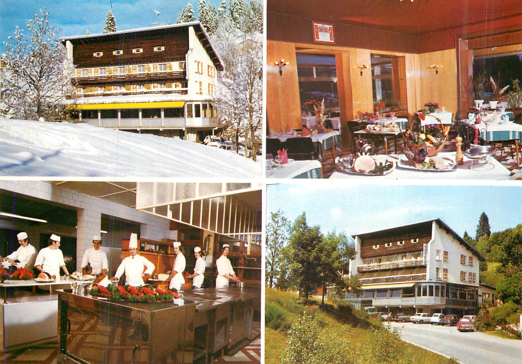 CPM Hotel restaurant des bas rupts Gerardmer Logis de France