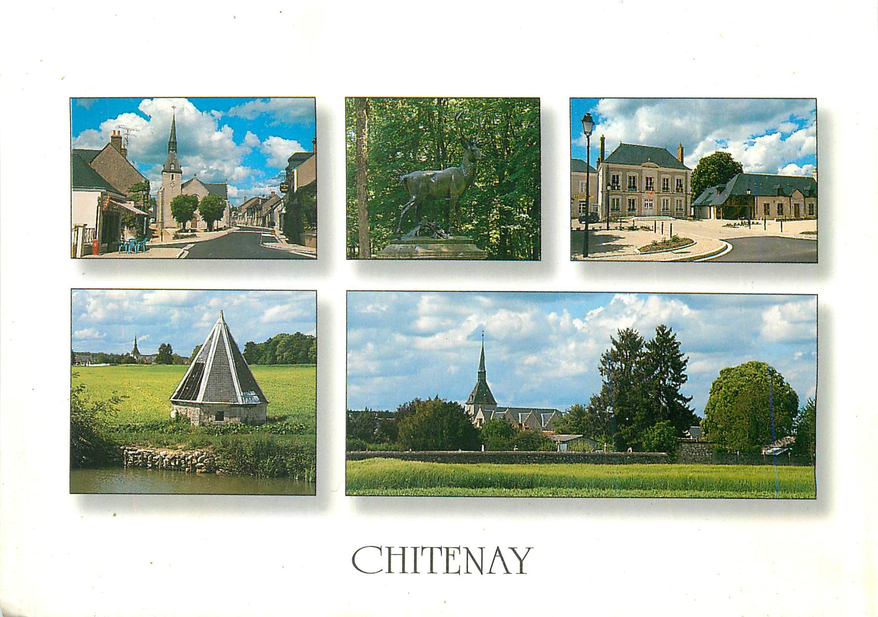 Chitenay — vue générale — Edition Valoir & Blois