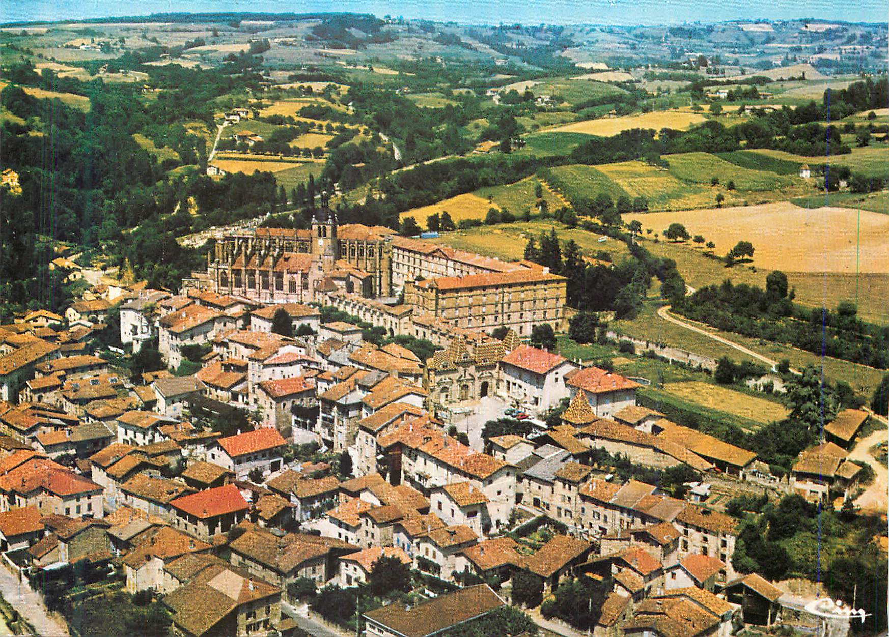 CPM St Antoine (Isere)Vue generale aerienne L'Abbaye