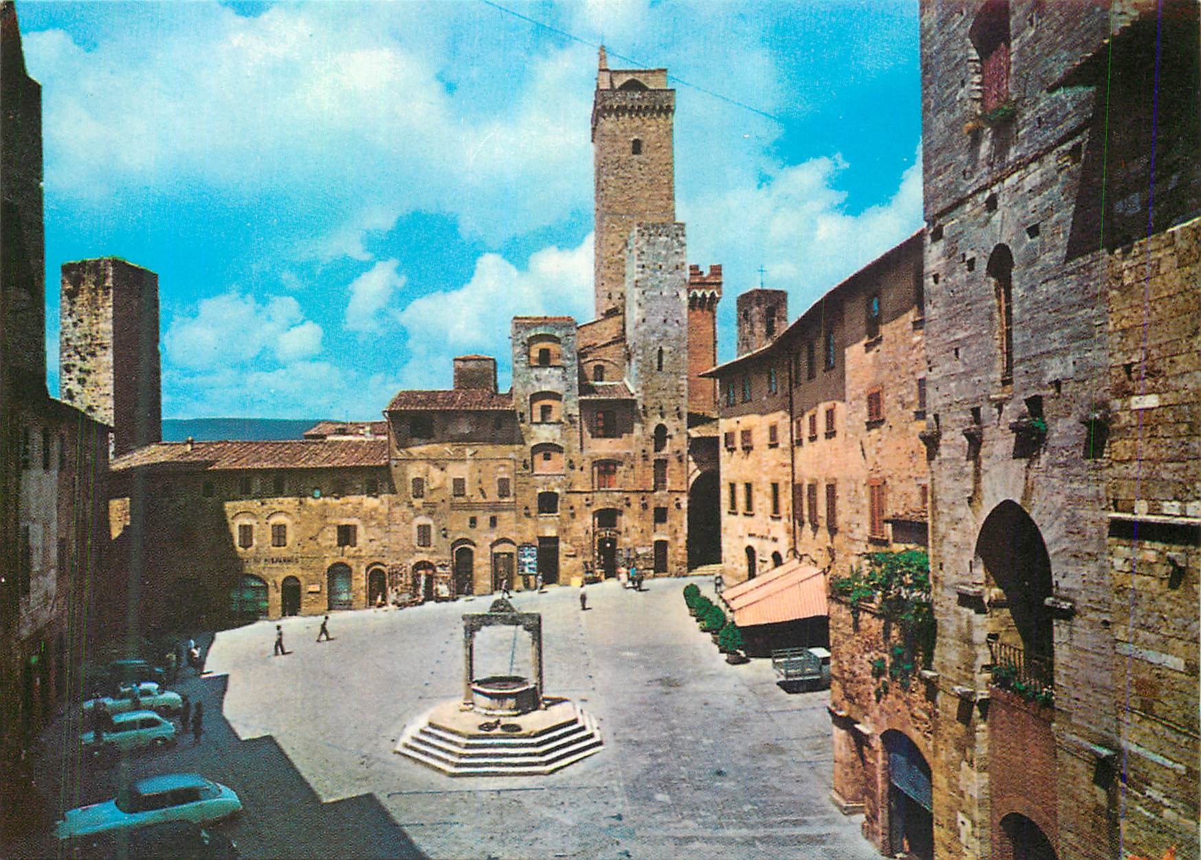 CPM Citta di San Gimignano Place de la Cisterna