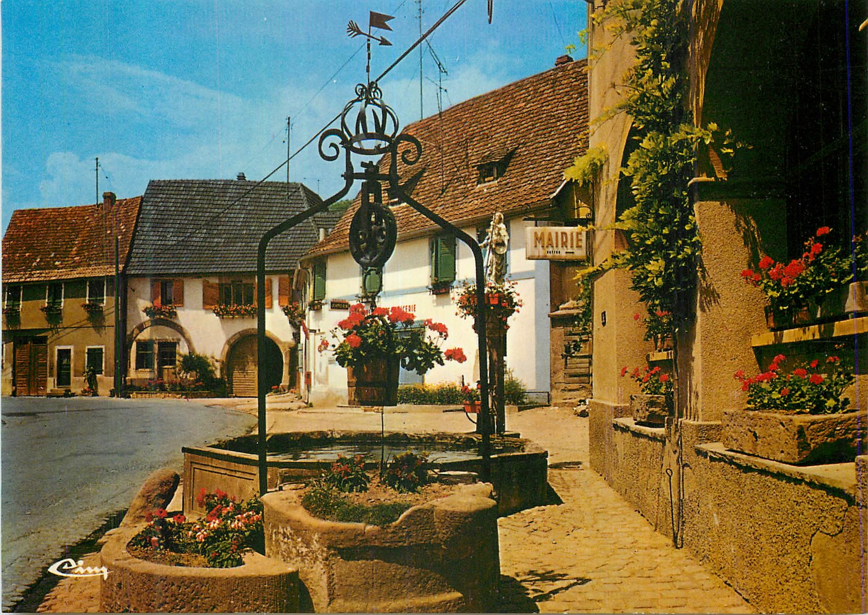 Westhalten (Haut-Rhin) — Auf der Weinstraße - Das alte Brunnenhaus — Combier, Drucker Mâcon