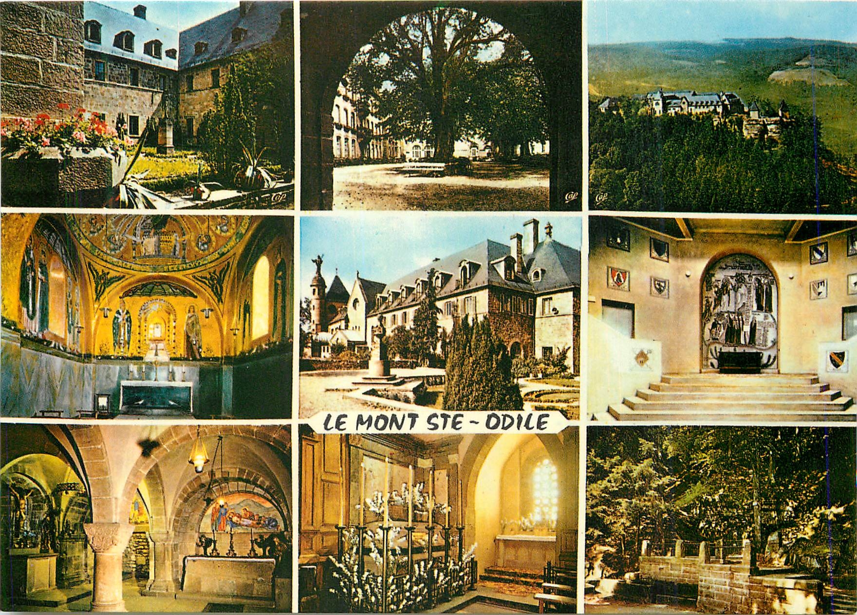 Le Mont Ste-Odile — vue panoramique et intérieurs — Collection Spéciale du Couvent