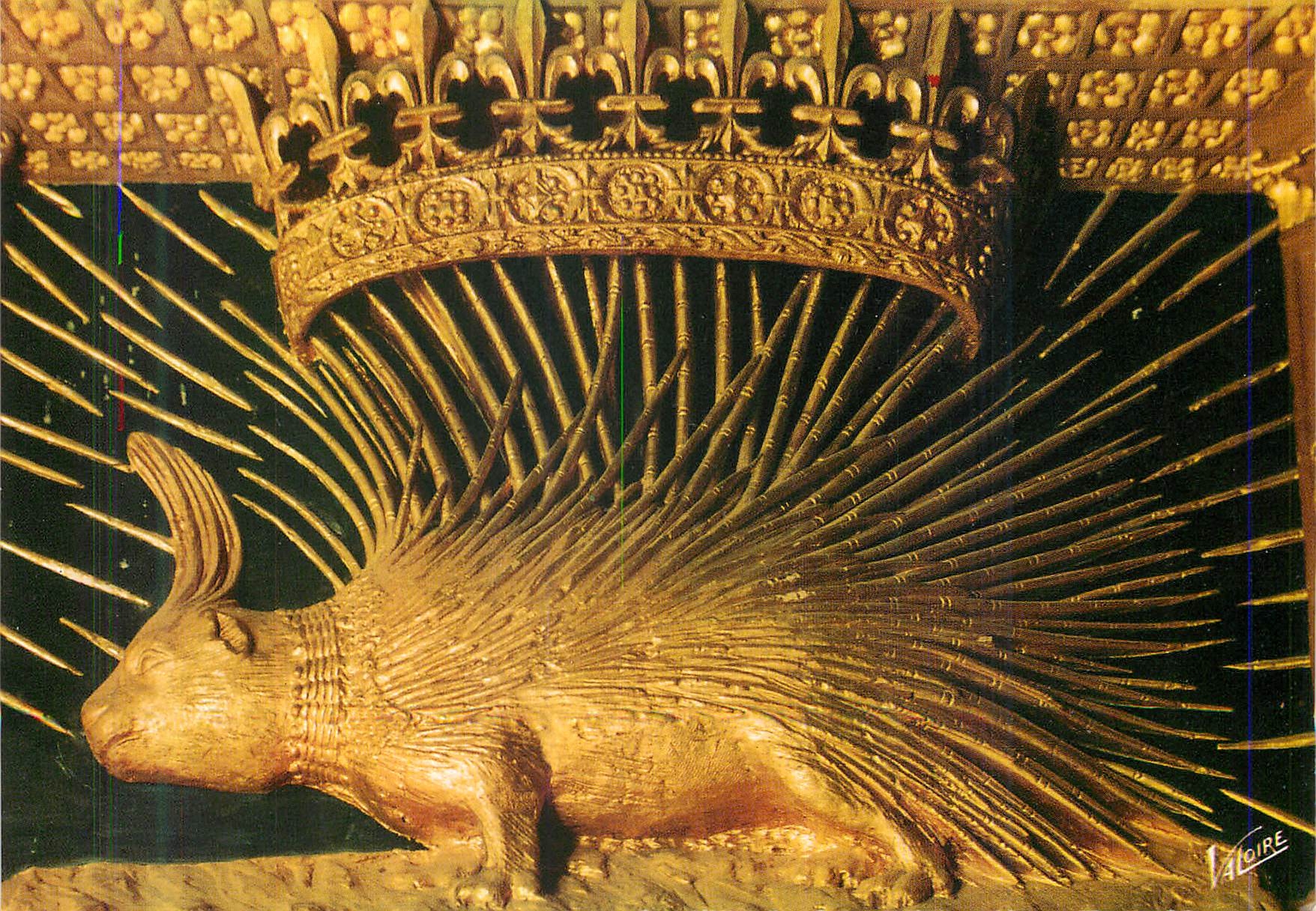 CPM Les Merveilles du Val de Loire Blois (Loir et Cher)Le Chateau Le porc epic embleme du Roi Louis XII