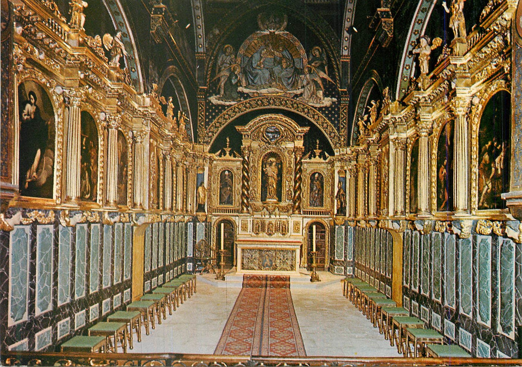 Abbaye de Saint-Michel de Frigolet — Chapelle Notre-Dame du Bon Remède — Boiserie du XVIIe siècle — Société Gouleurs Naturelles