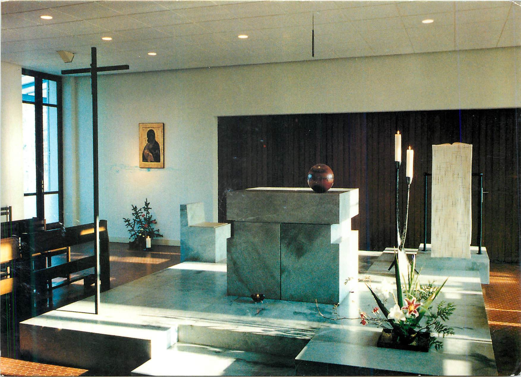 CPM Chapelle du Prieure Saint Joseph Soeurs de Jesus Crucifie osb Brou sur Chantereine