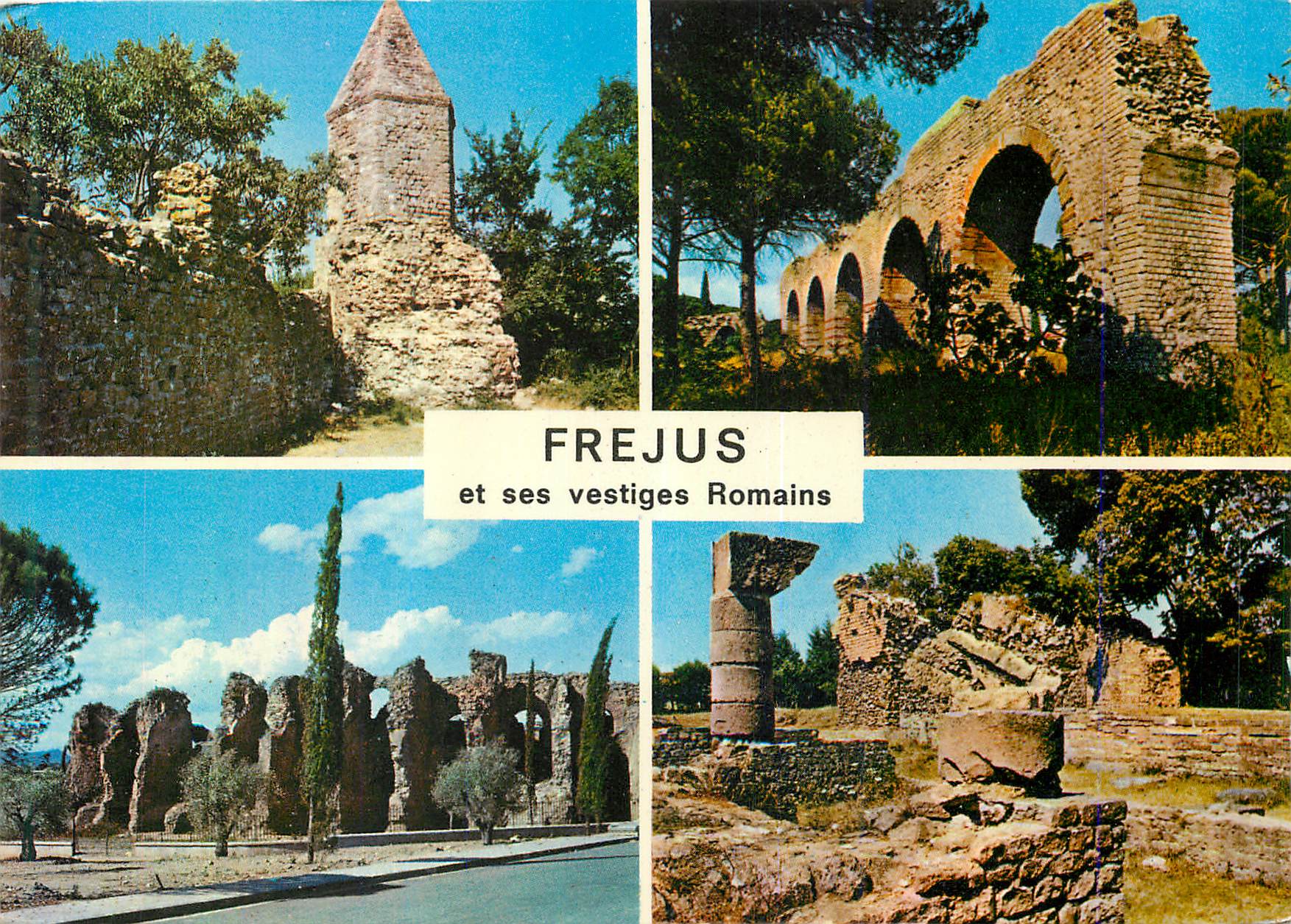 CPM Frejus et ses Ruines Romaines La Lanterne d'Auguste 