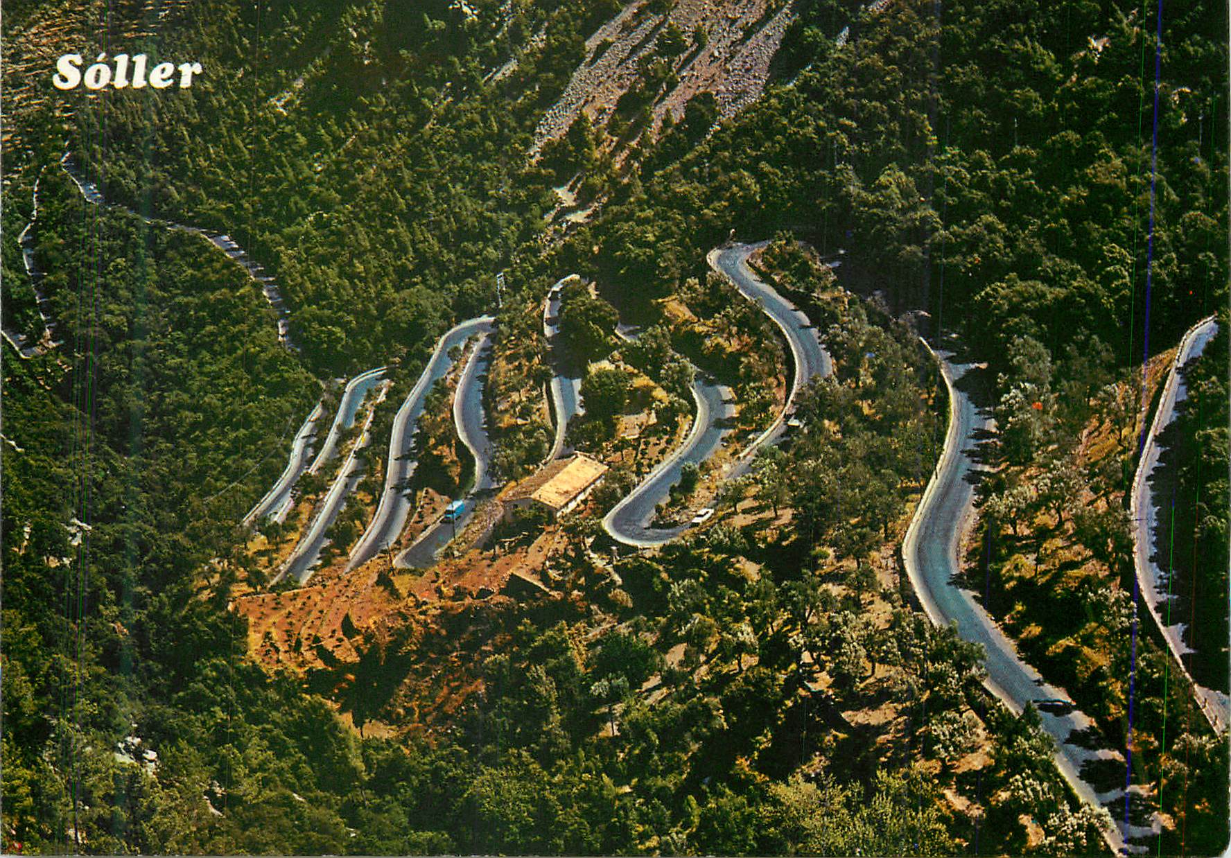 CPM Mallorca (Baleares)Espana Soller Carretera del Coll vista aerea