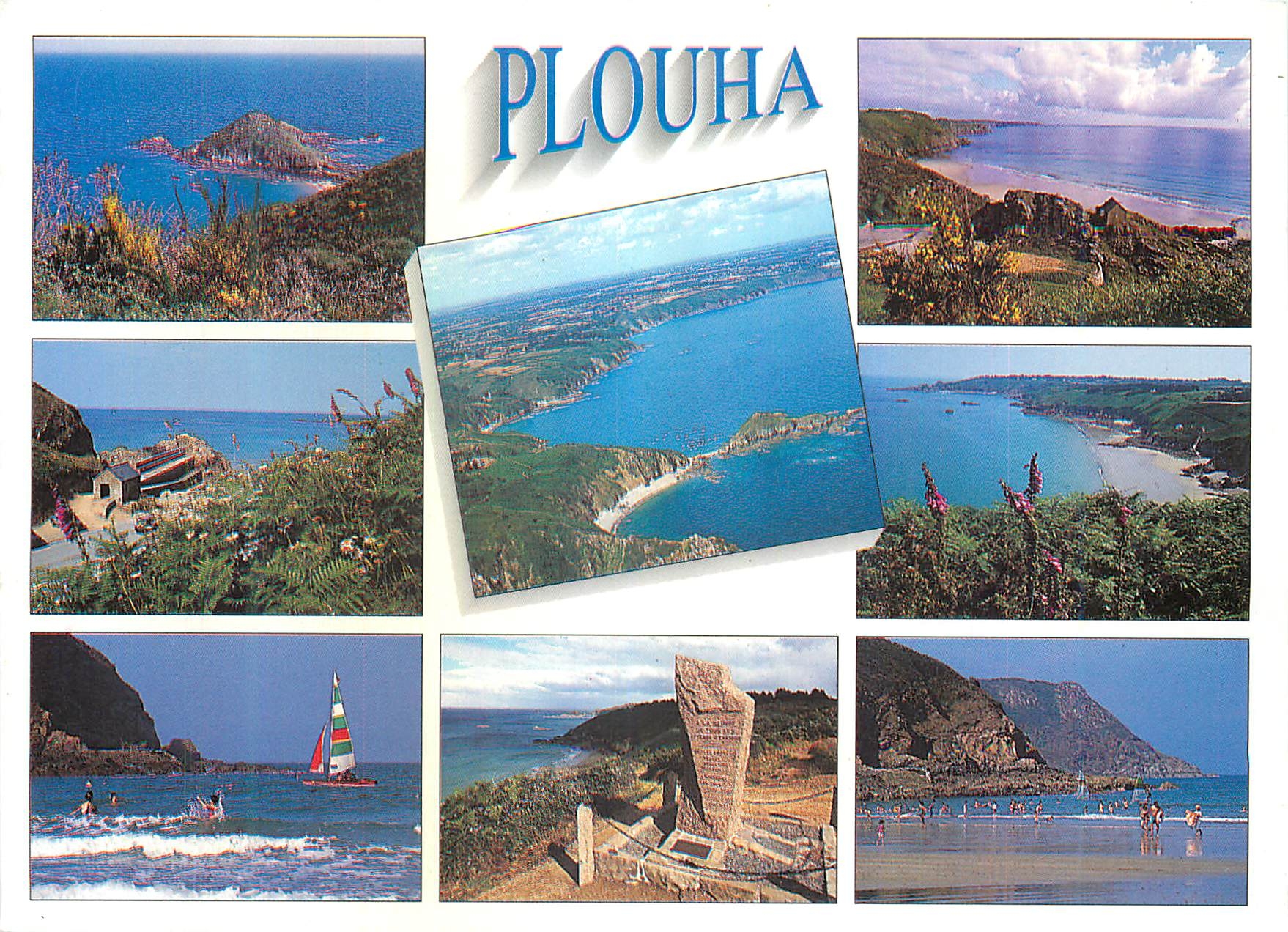 PLOUHA — Vue panoramique et plages — Éditions d'Art Jaconne, Éditeur - Fabrique de la Vigne