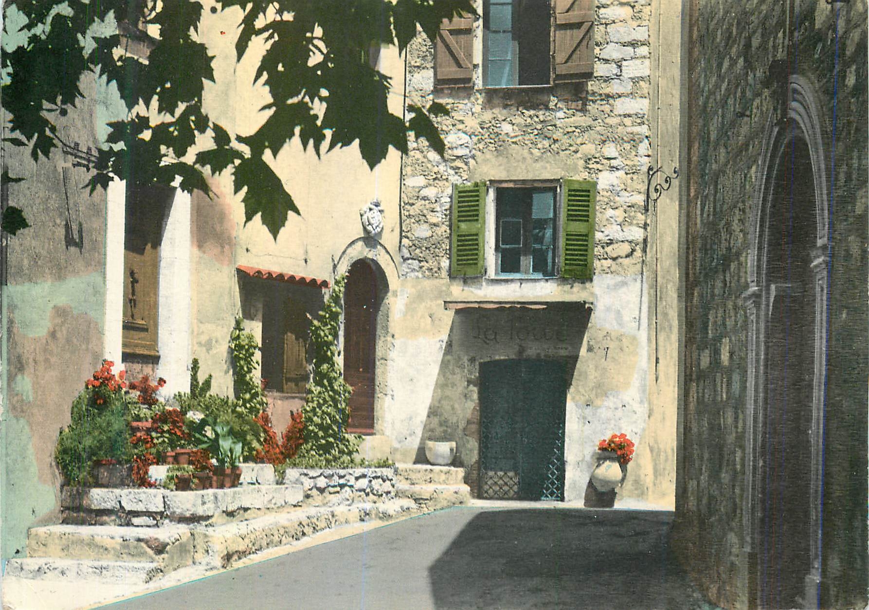 CPM Mougins (A M)Entree de l'Eglise et Quartier de la Tour