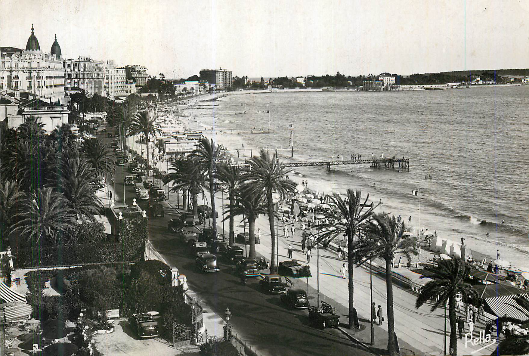 Cannes - Promenade de la Croisette — Quai des Fleurs — éditeur Rella, n°5