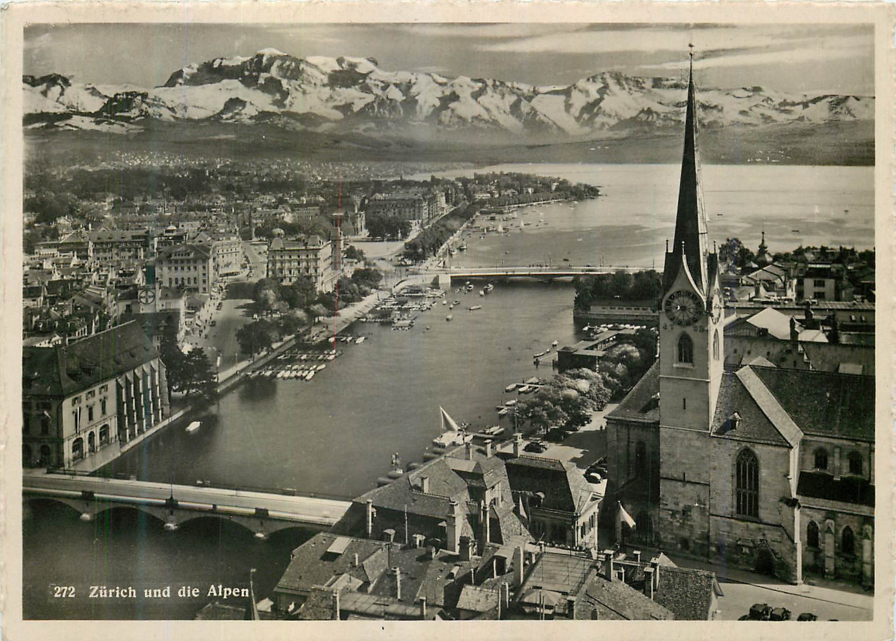 Zurich und die Alpen — 272 — E. Furter & Verlag, Zürich