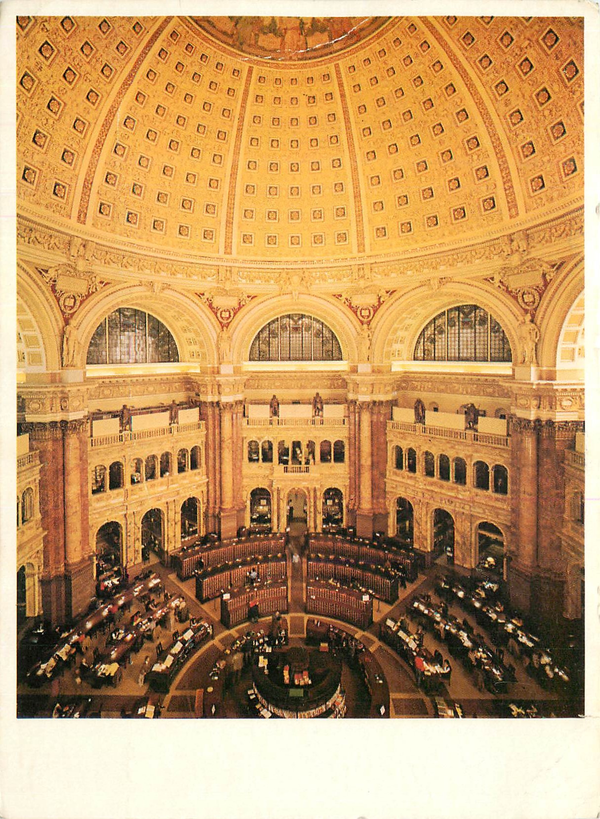 CPM Main Reading Room of the Library of Congress Washington DC
