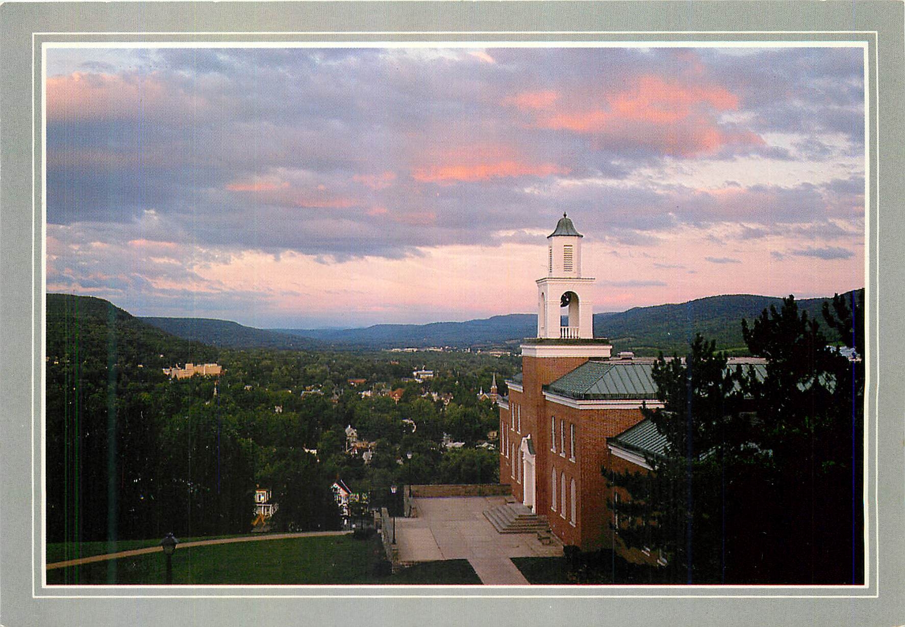 CPM Overlooking the Willard E Yager Library Museum and the city of Oneonta