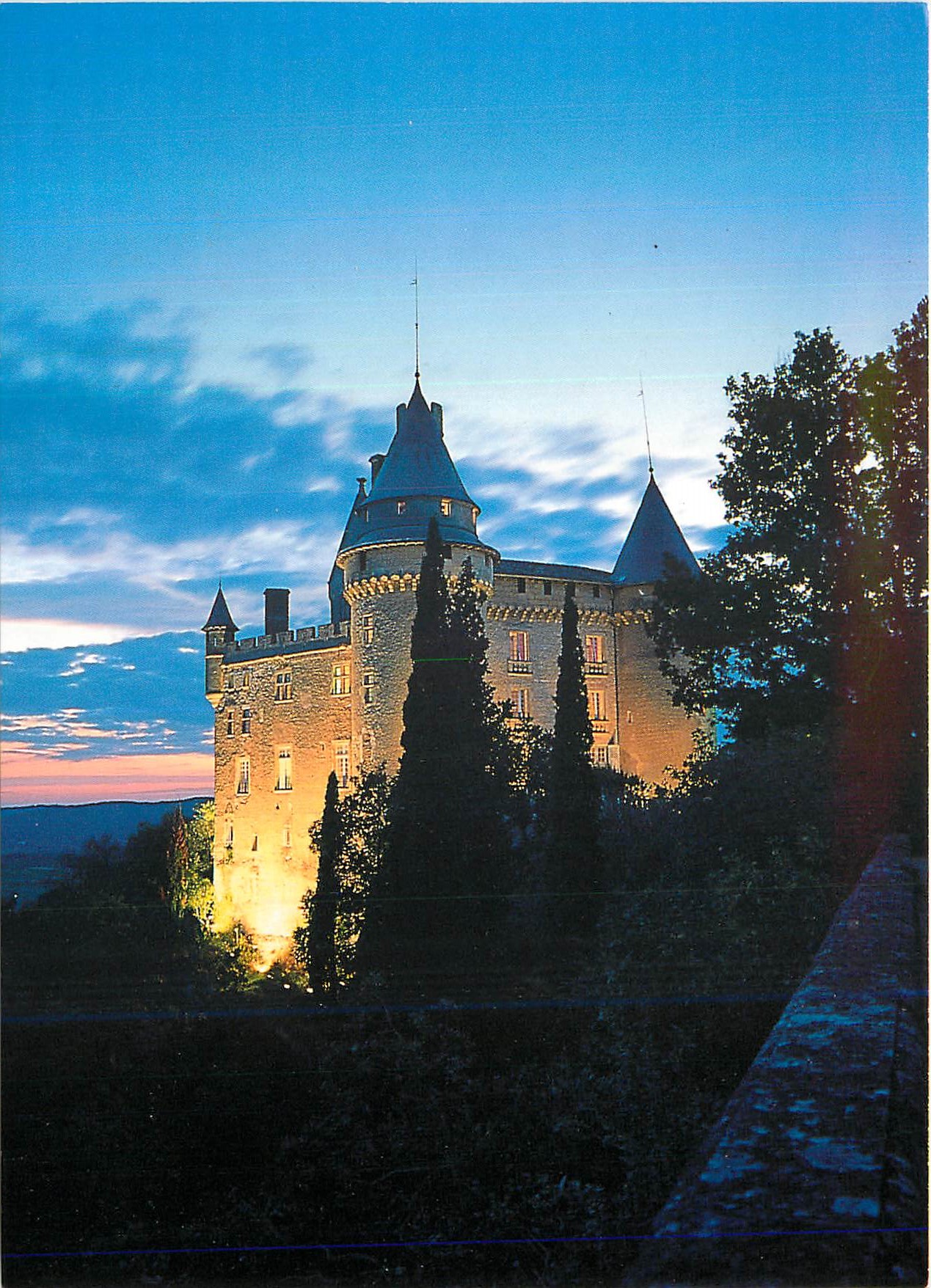 CPM Le Chateau de Mercues Cahors Luxe Restaurant Ancienne Residencedes Comtes Eveques de Cahors depuis le XIIe S