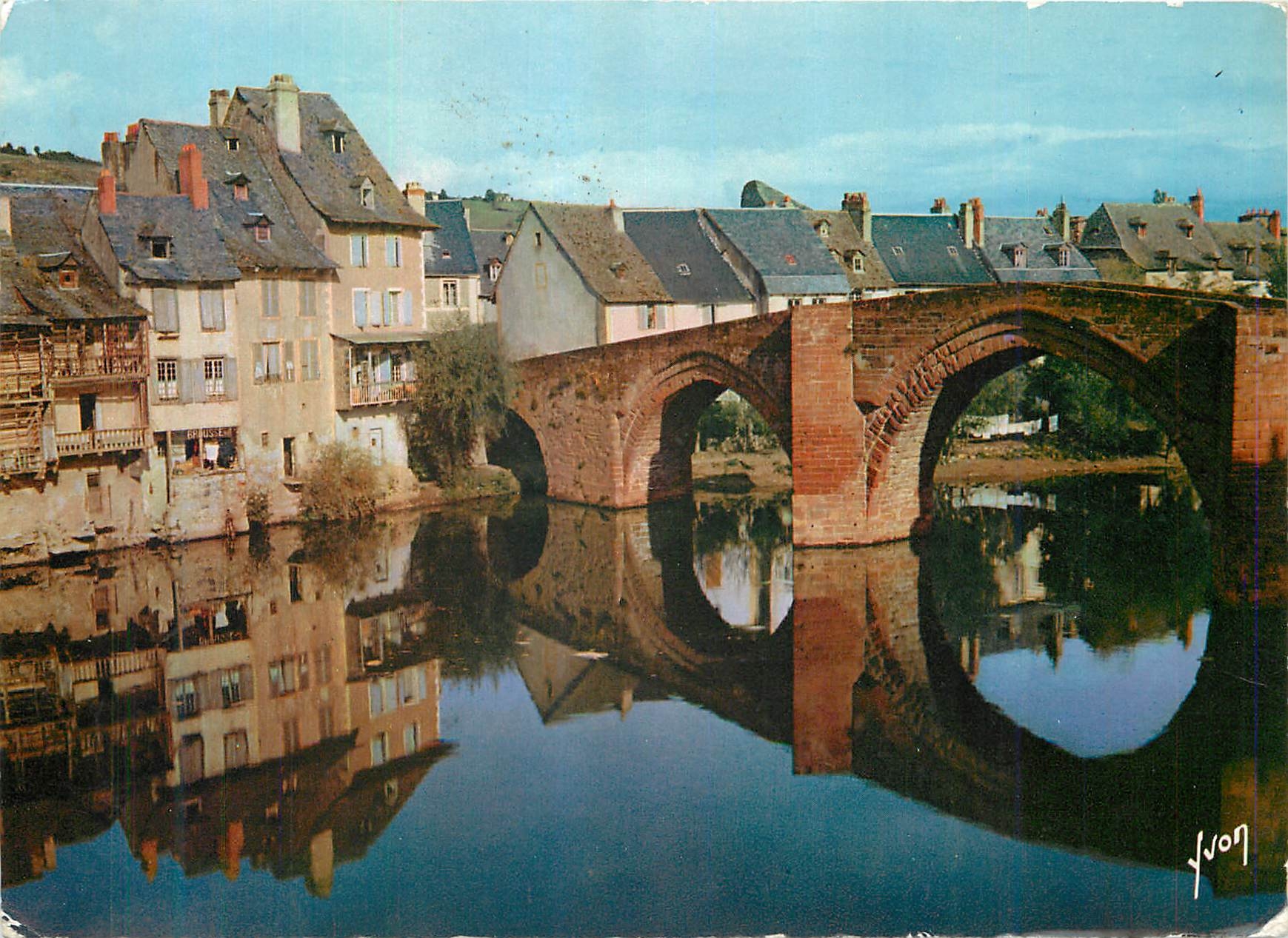 Espalion — Ansicht des alten Brücke über den Lot — Éditions d'Art YVON