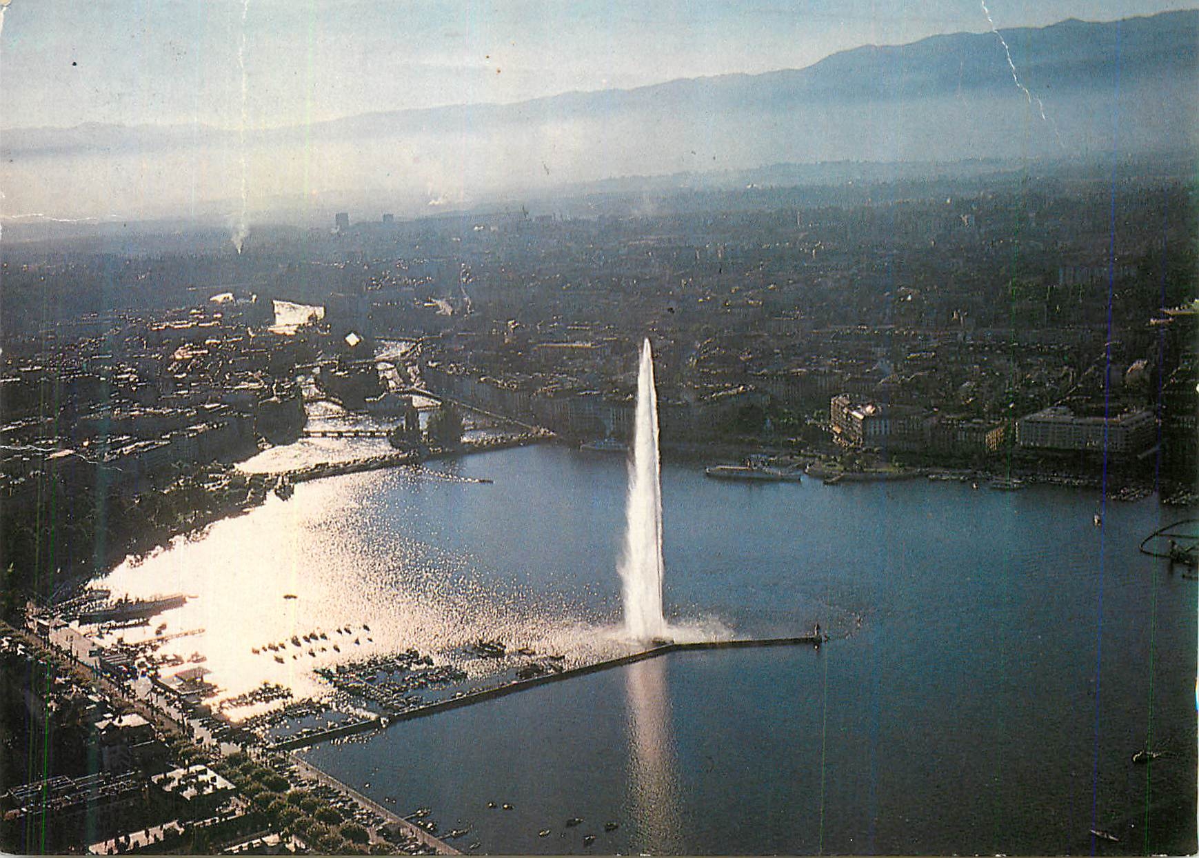 CPM Geneve Contre Jour dans la rade