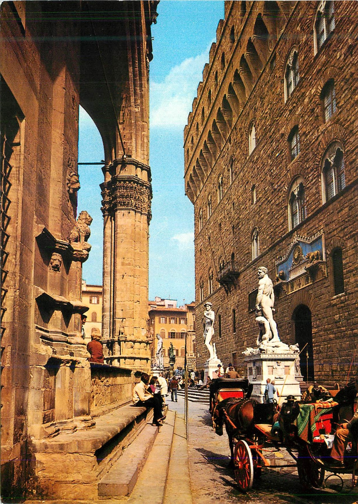 CPM Firenze Place Signoria (Detail)