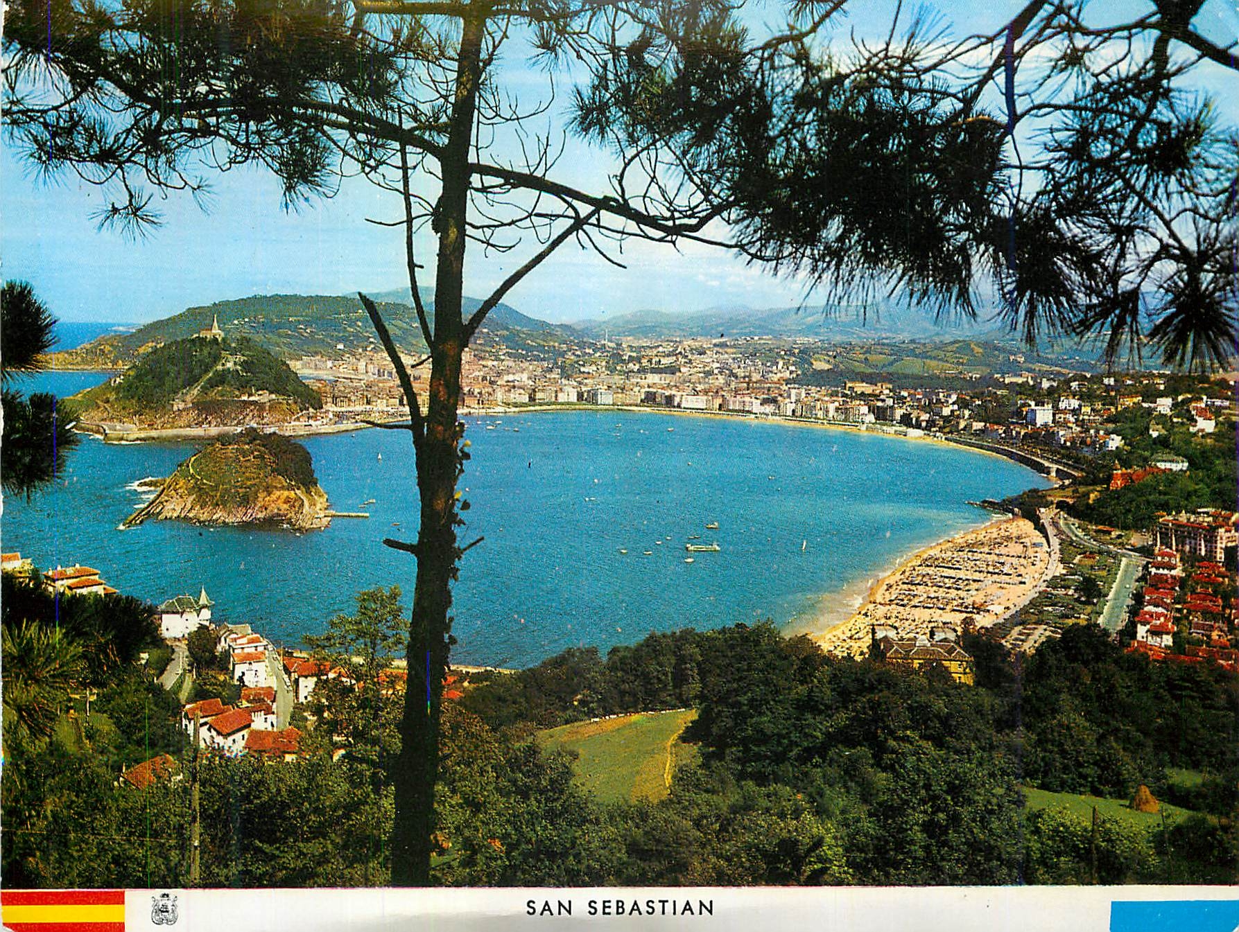 CPM San Sebastian Vue generale des El Pinar (Igueldo)
