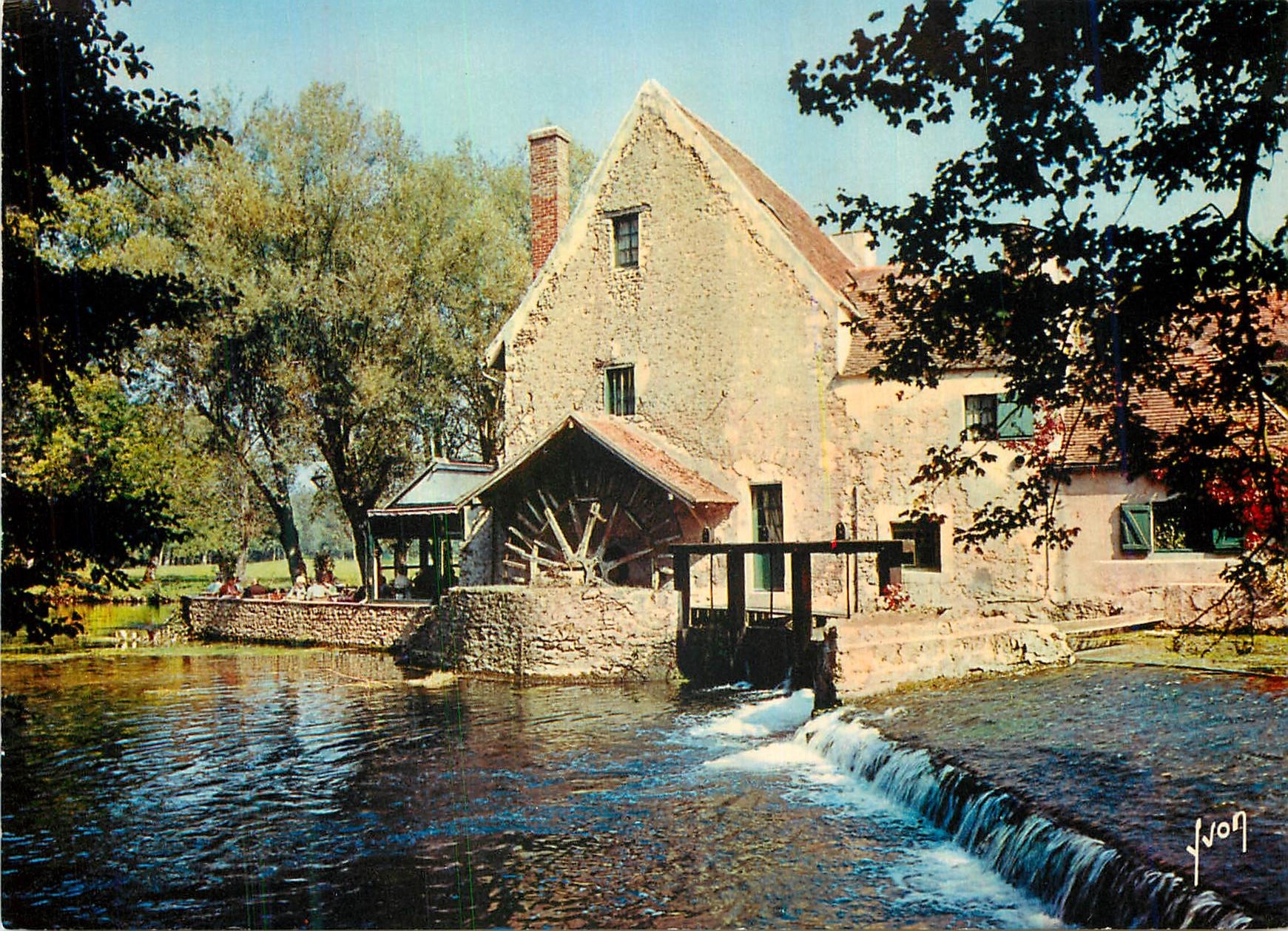 CPM Couleurs et Lumiere de France Auberge du Moulin de Jarcy Varennes Jarcy (Essonne)