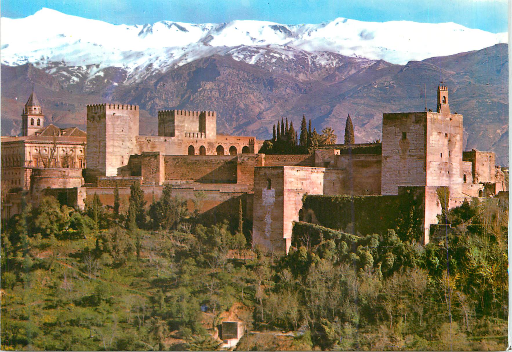Alhambra et Sierra Nevada — vue générale — Francisco Callegos, n° 1.091