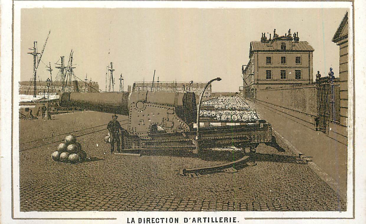 CPA La Direction d'Artillerie
