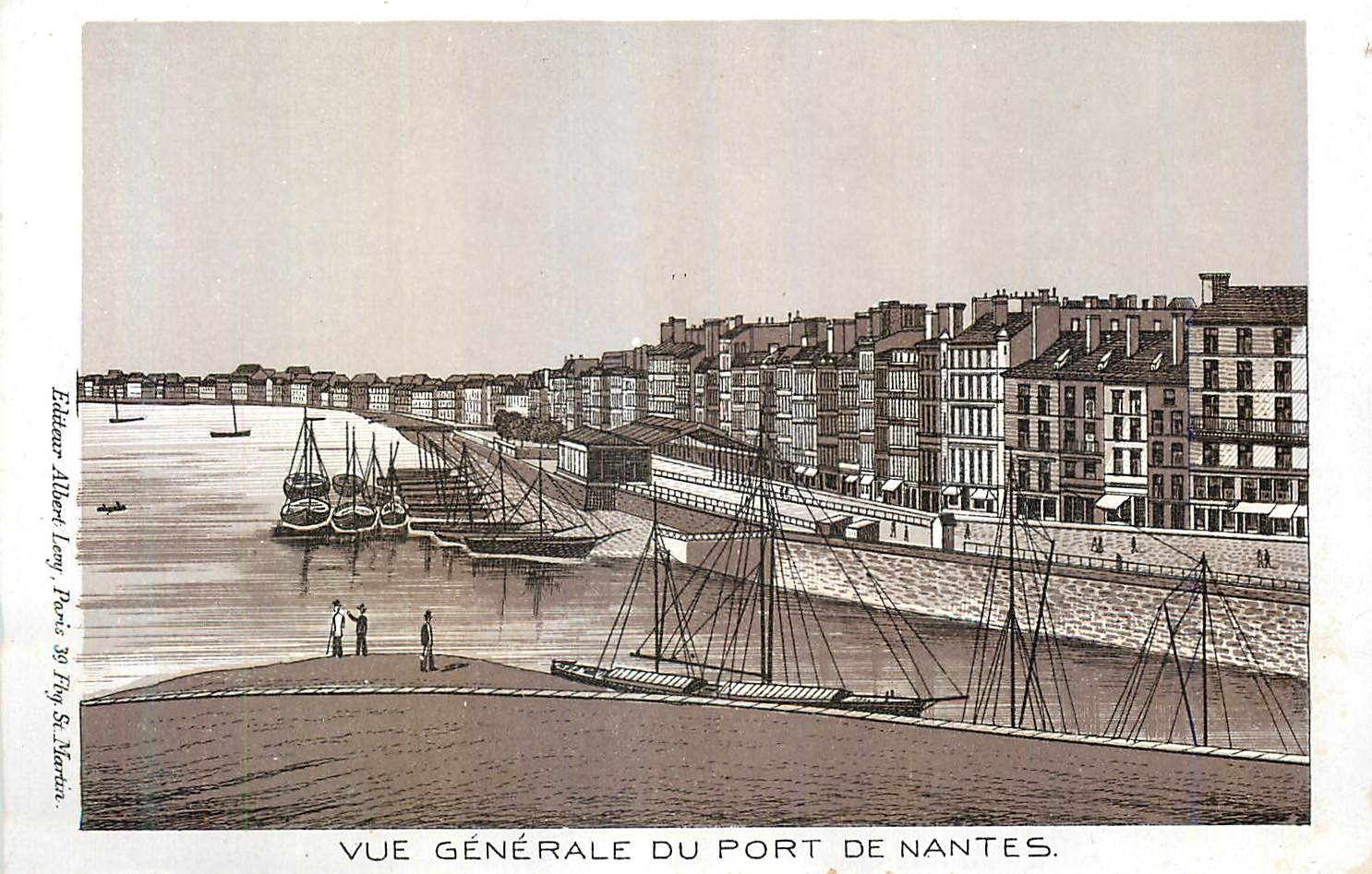 CPA Vue Generale du Port de Nantes