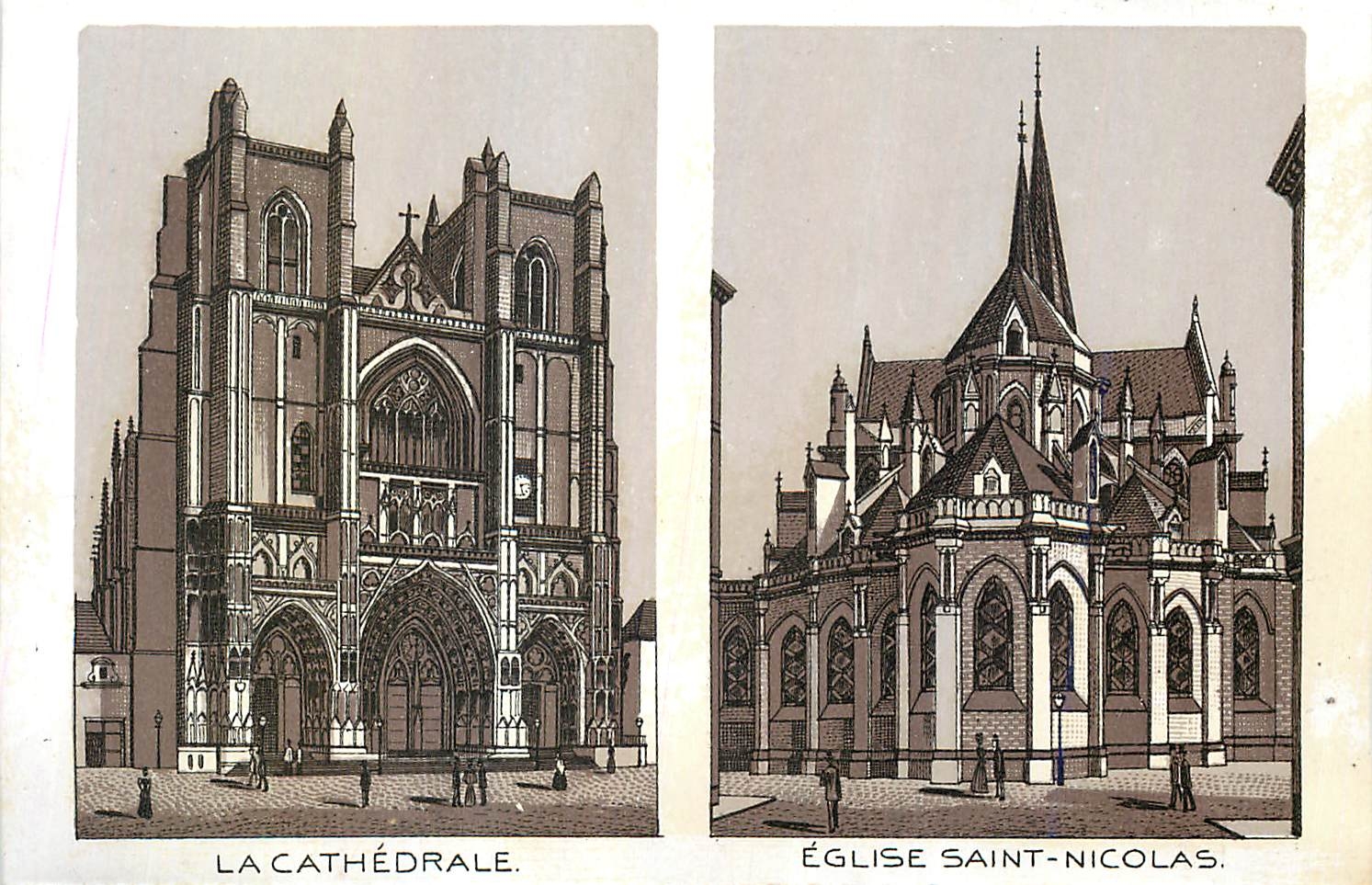 CPA La Cathedrale Eglise Saint Nicolas