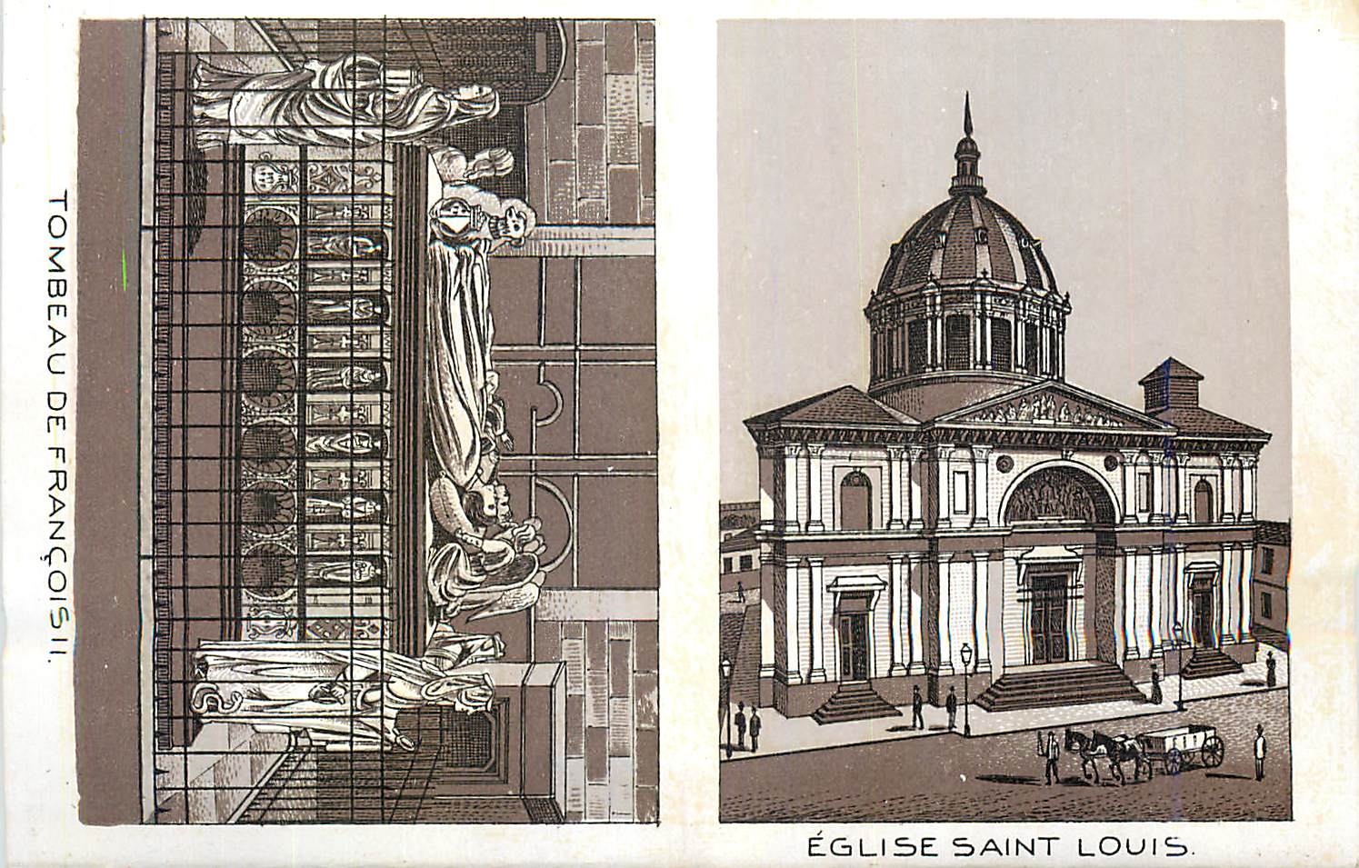 CPA Tombeau de Francois Eglise Saint Louis