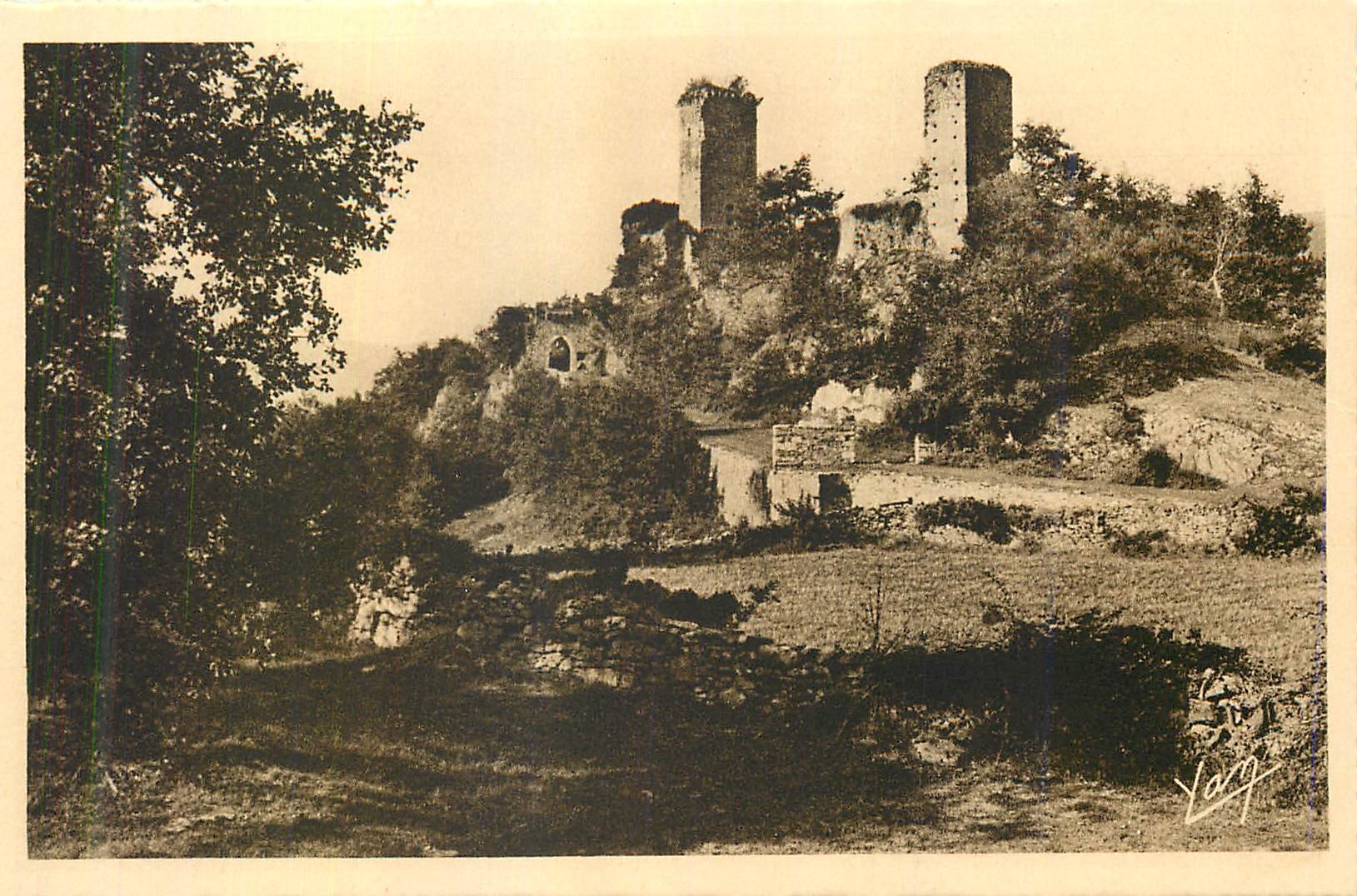 Ruines du Château de Beaucens — Argelès-Gazost (Htes-Pyrénées) — Édition Quinault, Lourdes