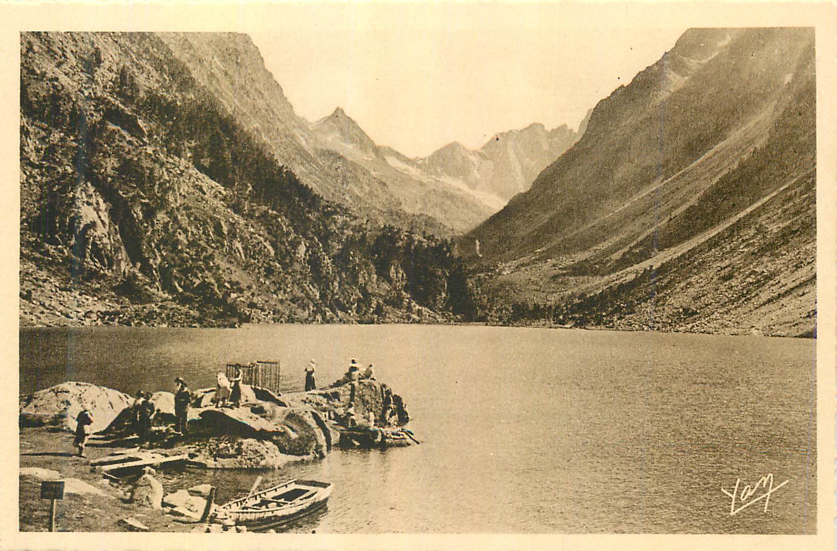 Lac de Gaube — Cauterets — Édition Quinault, Lourdes