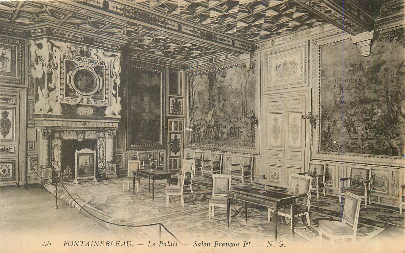 Fontainebleau — Le Palais — Salon François Ier — N.G.