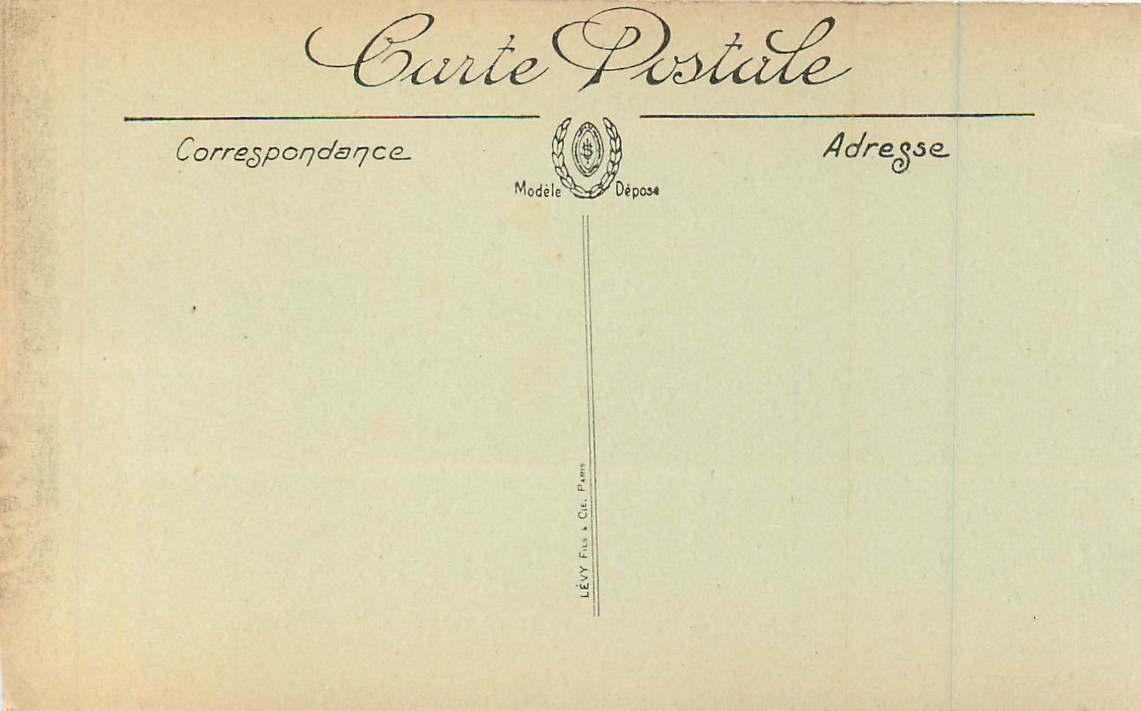 Fontainebleau — Le Palais — La Bibliothèque — N. G. — Verso