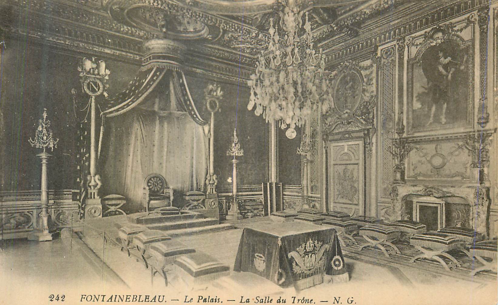 Fontainebleau — El Palacio — La Sala del Trono — N. G.