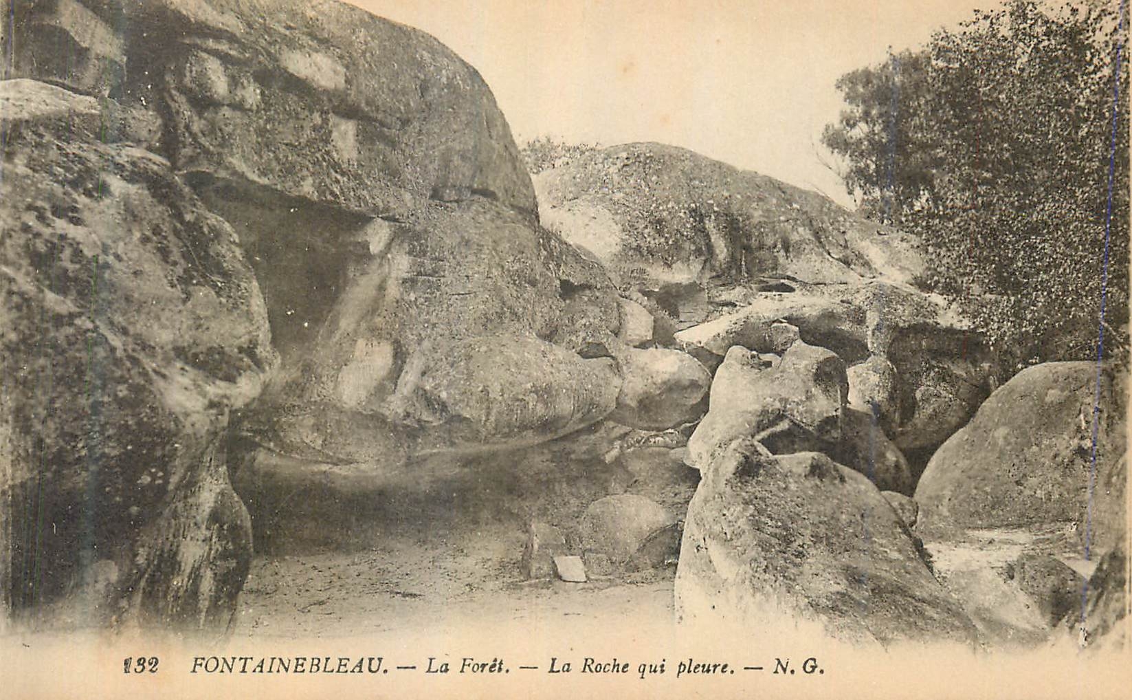 Fontainebleau — La Foresta — La Roche qui pleure — N.G.