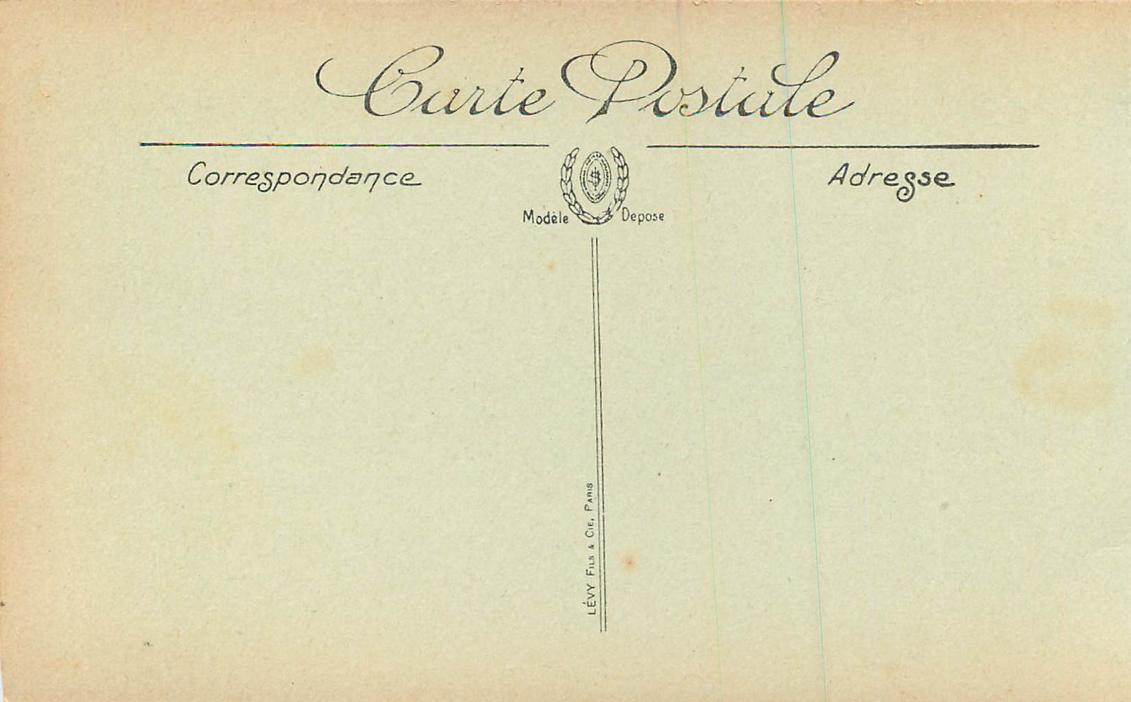 Fontainebleau — La Foresta — La Roche qui pleure — N.G. — Verso