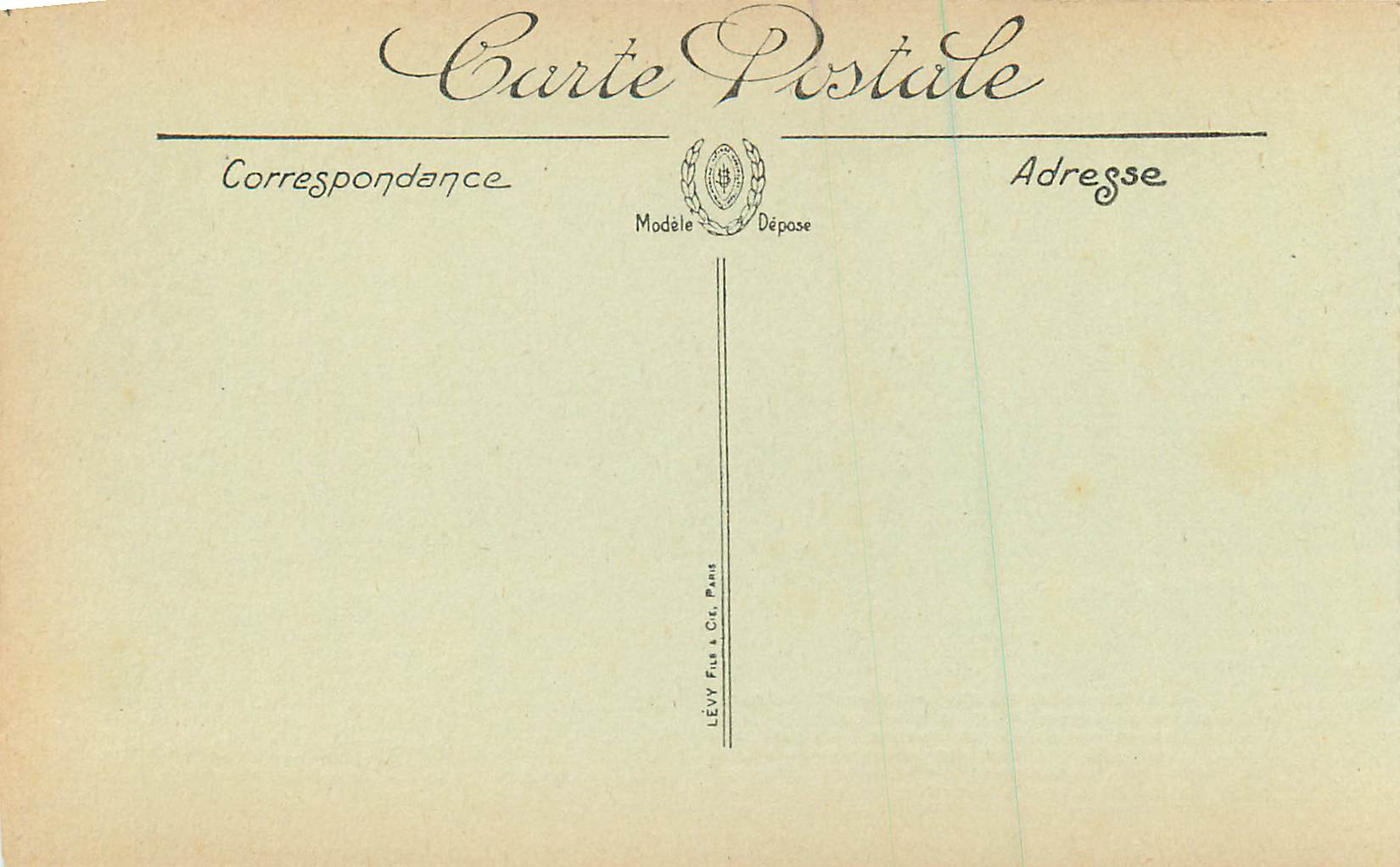 Fontainebleau — El Palacio. El Acto de Abdicación de Napoleón I — N.G. — Editor: LEVY Frères & Cie, París — Reverso