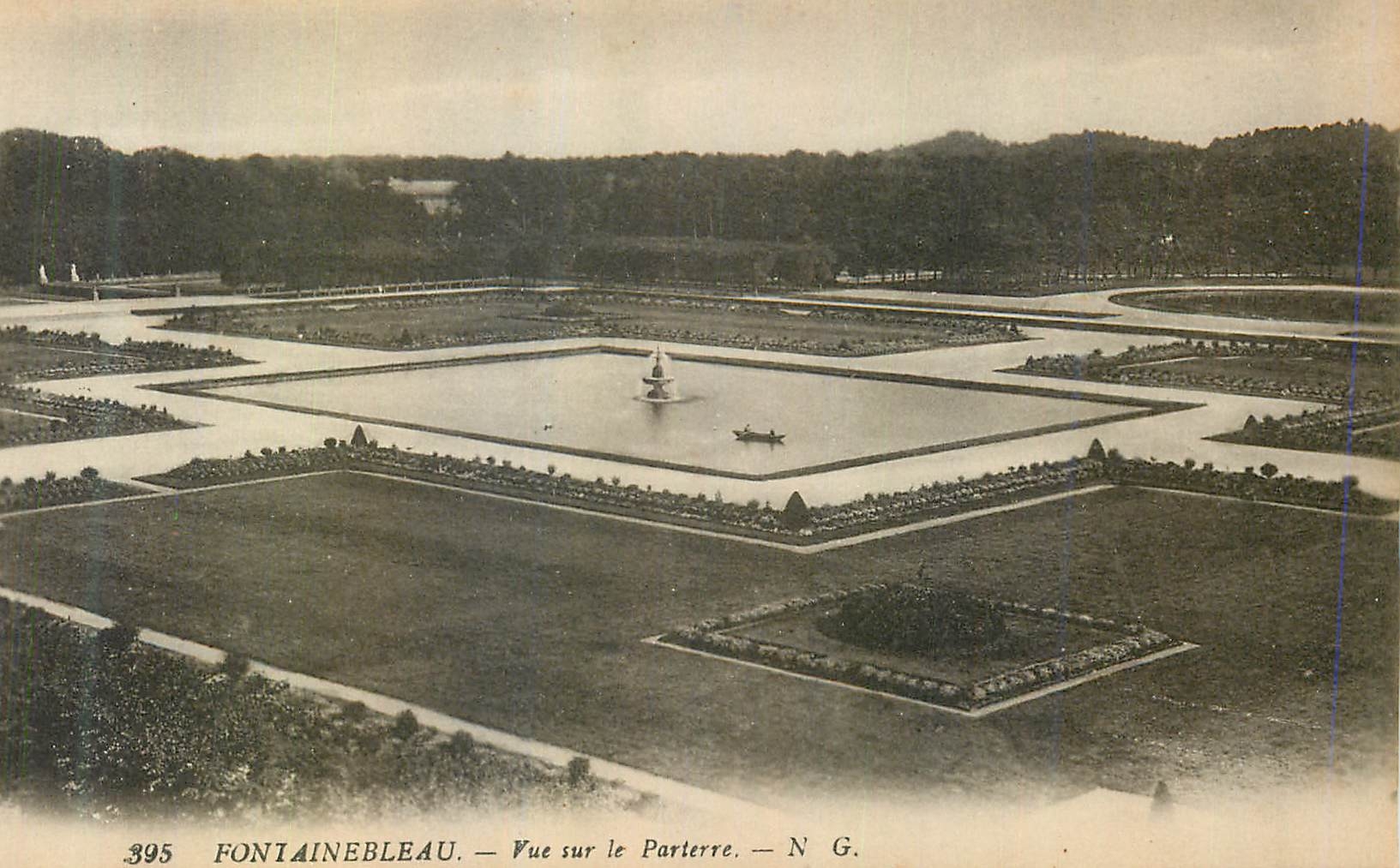 Fontainebleau — Ansicht des Parterres — N.G.