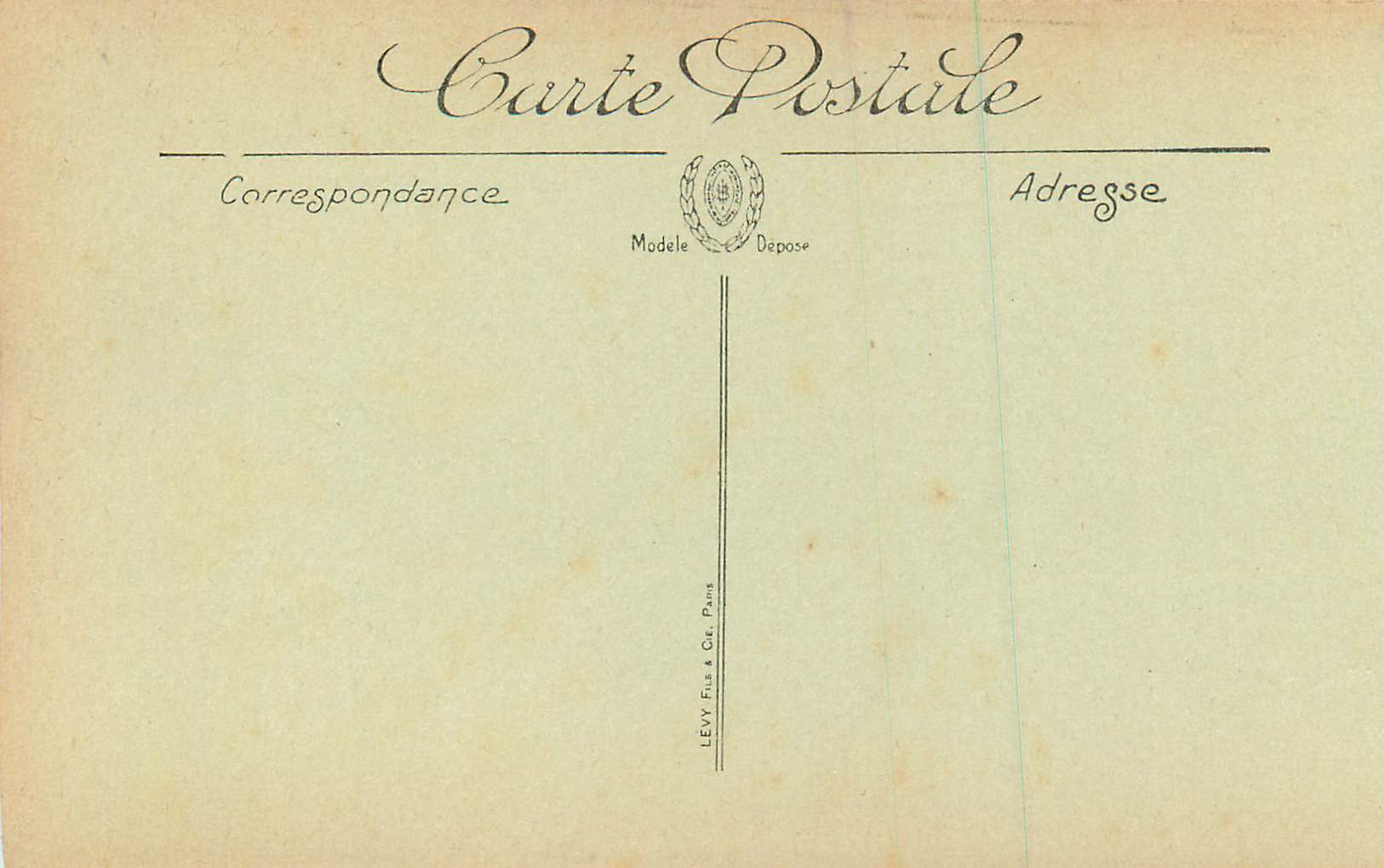 Fontainebleau — Ansicht des Parterres — N.G. — Rückseite