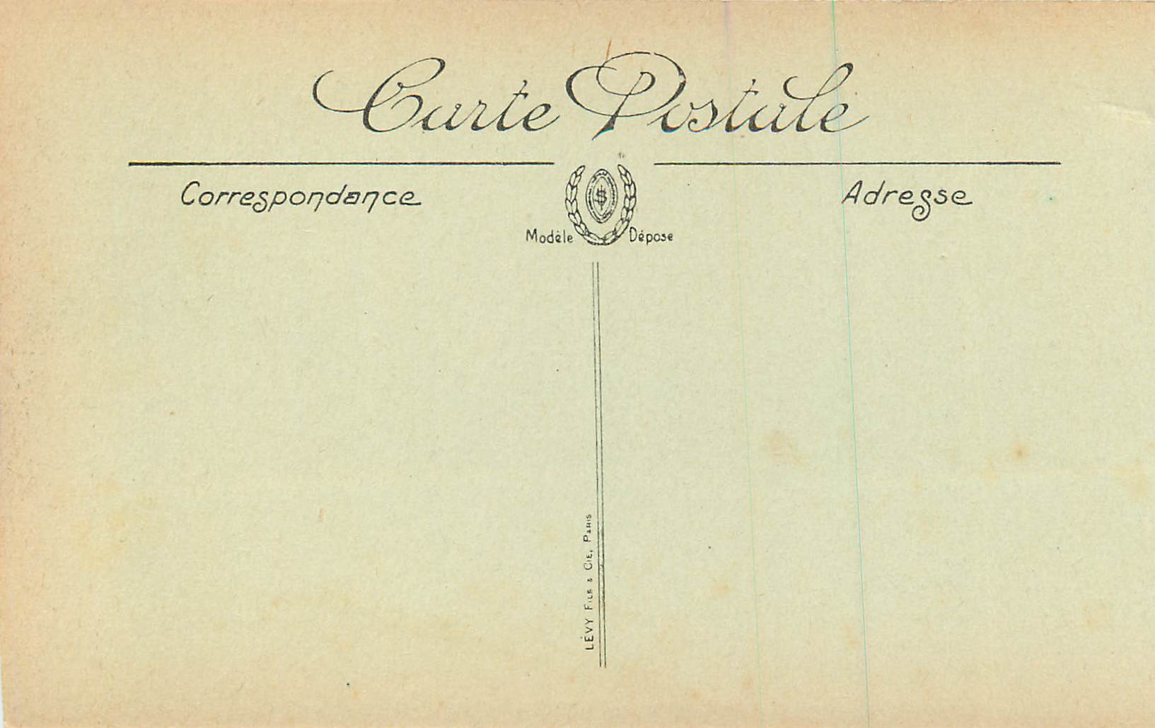 Fontainebleau — Le Palais et l'Etang aux Carpes — N. G. — Reverso