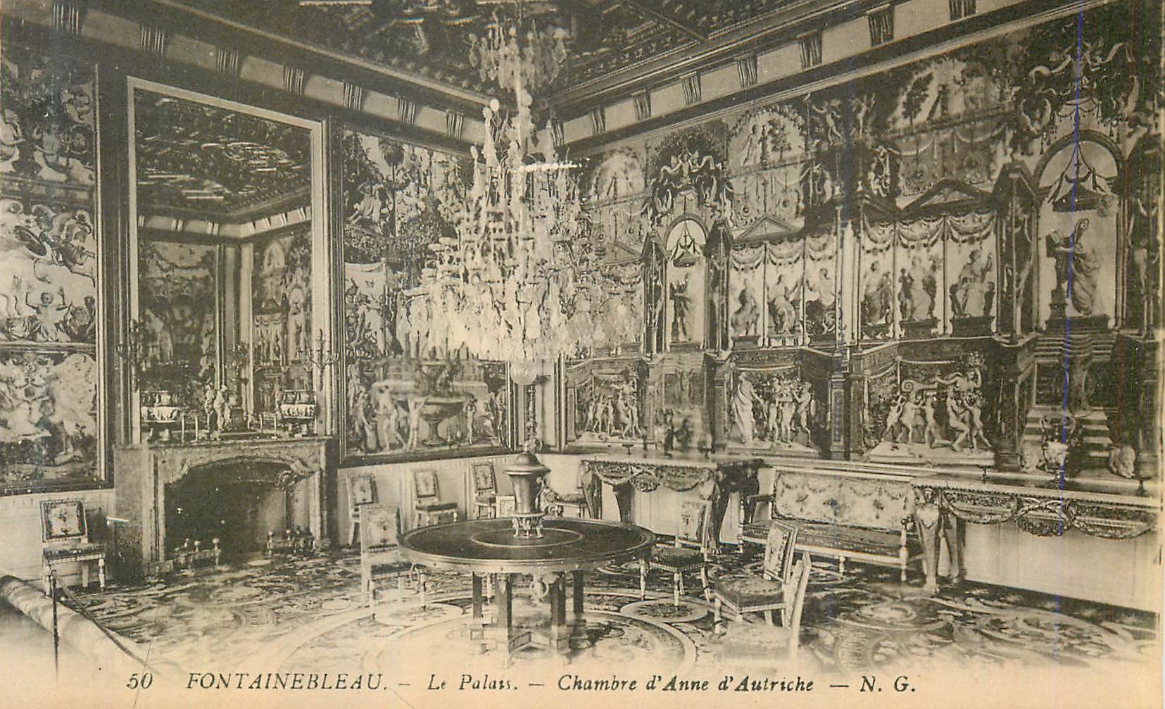 Fontainebleau — Il Palazzo — Camera di Anna d'Asburgo — N.G. — N°50