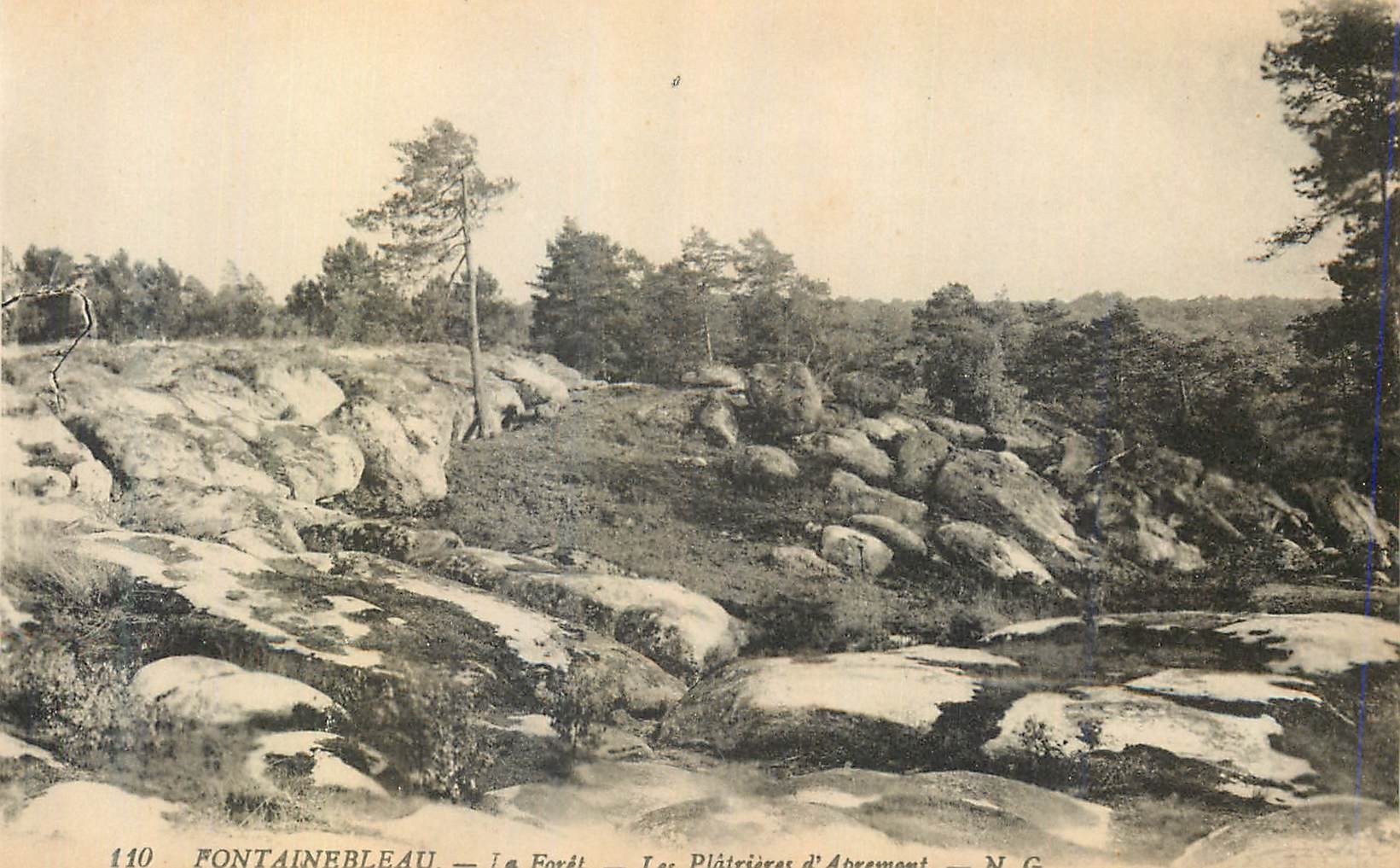 Fontainebleau — The Forest — Les Plâtrières d'Apremont — N.G.