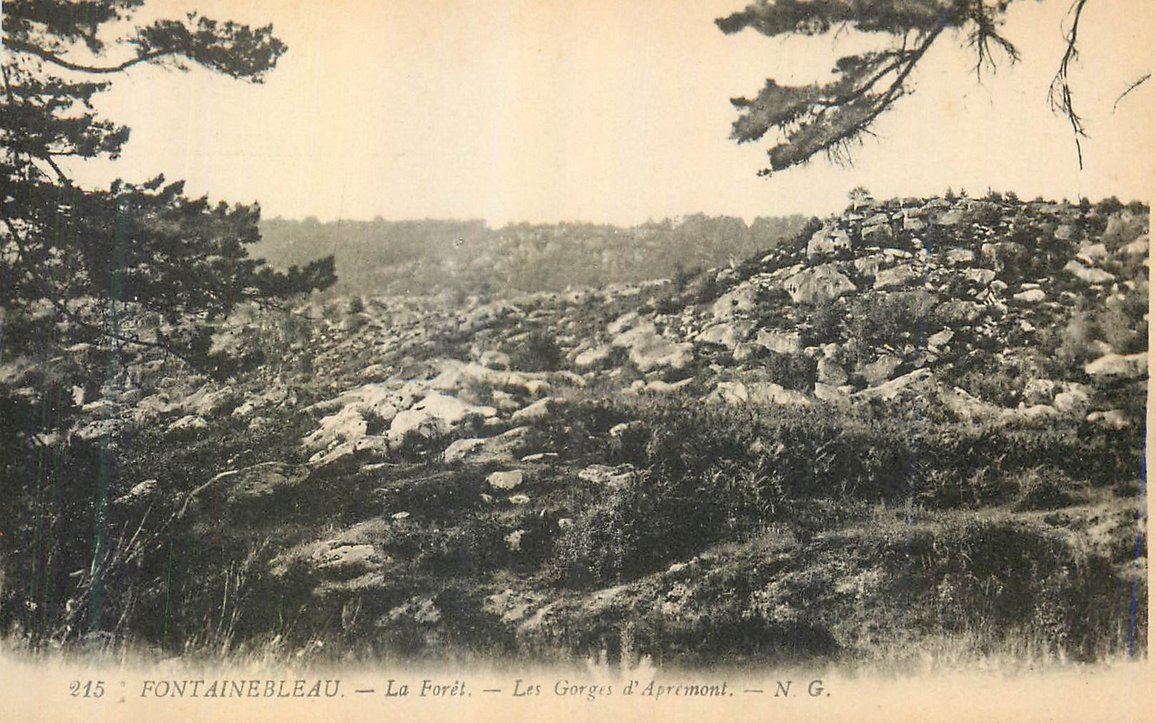 Fontainebleau — La Foresta — Le Gorges d'Apremont — N.G.