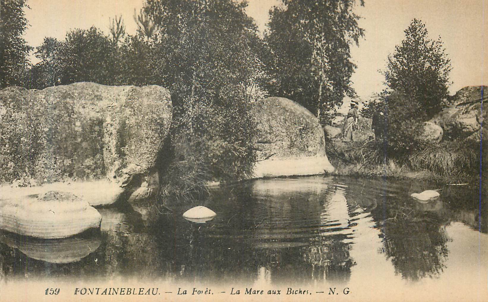 Fontainebleau — La Forêt — La Mare aux Biches — N. G.