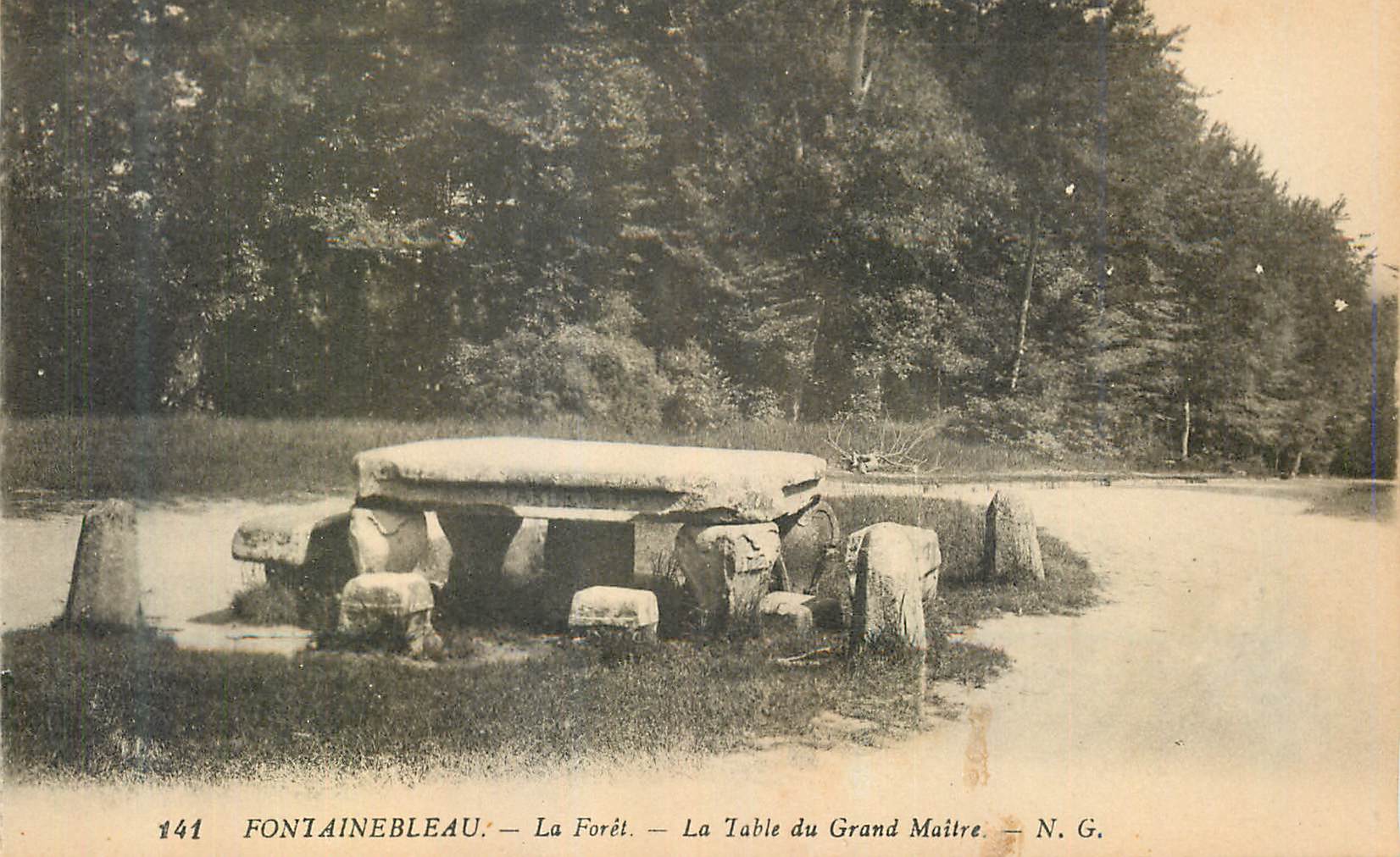 Fontainebleau — Die Forêt — Die Tafel des Großmeisters — N. G.