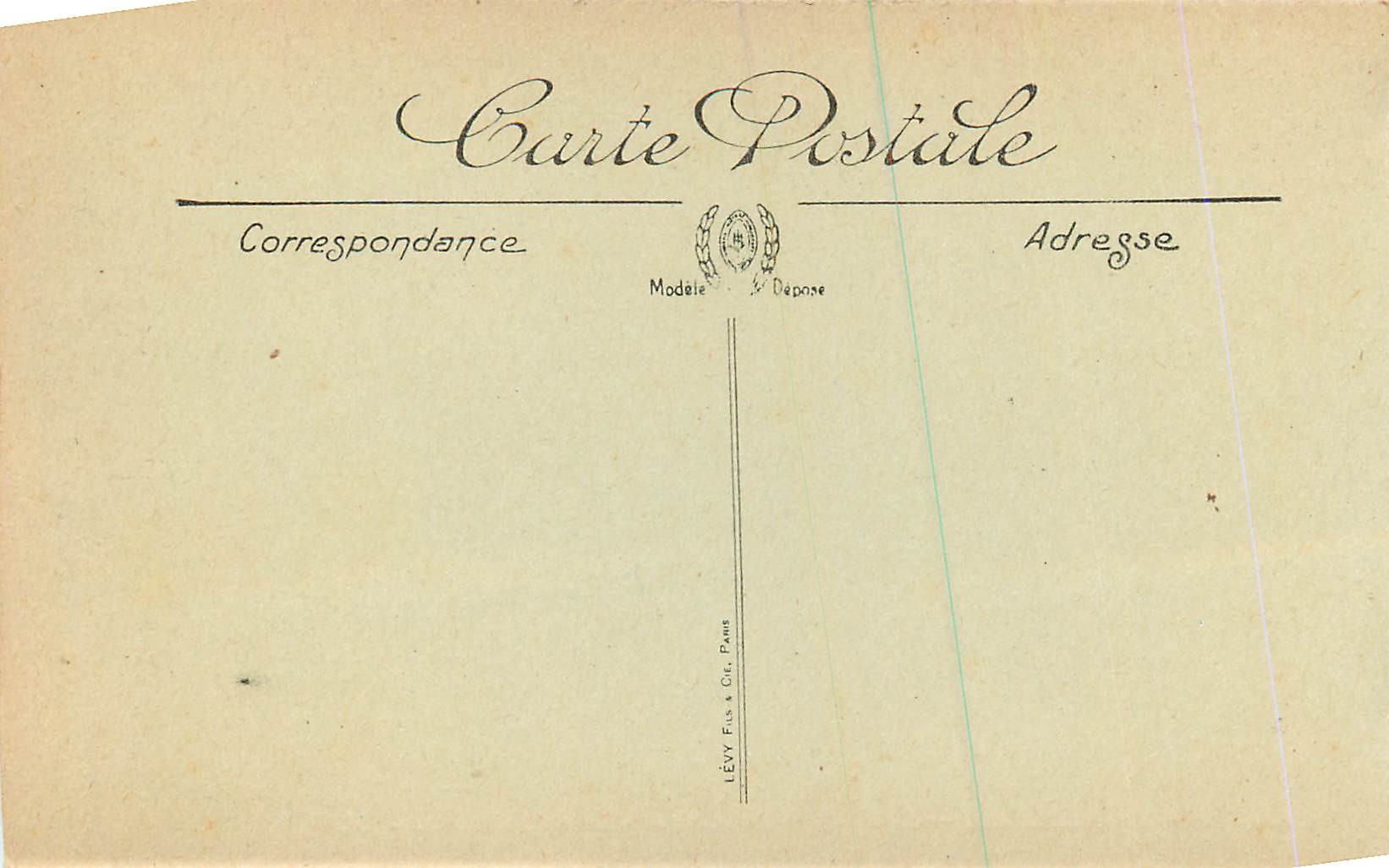 Fontainebleau — Lac de la Forêt des Bribauds — N.G. — Verso