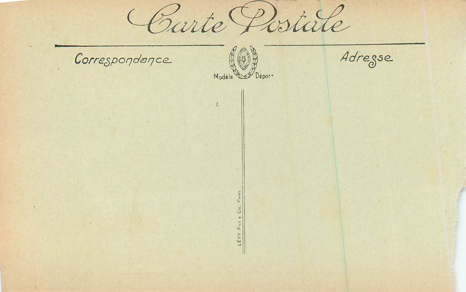 Fontainebleau — La Forêt — Les Gorges de Franchard — N. G. — Verso