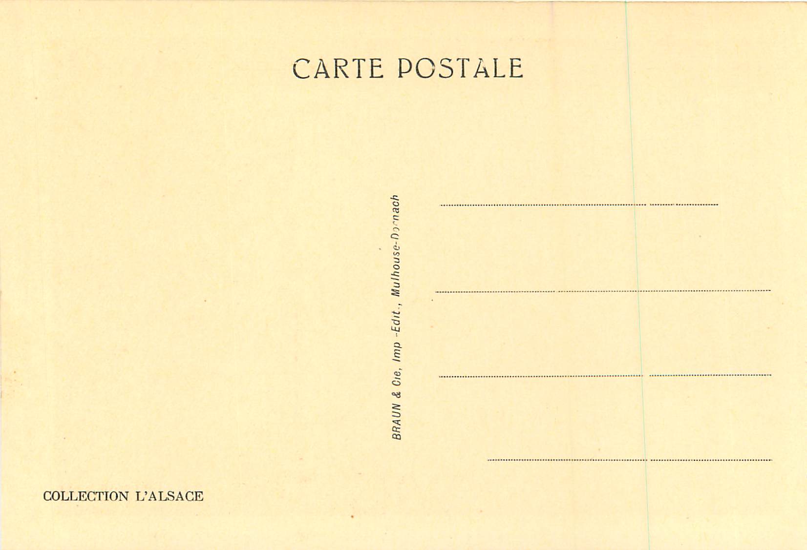 CPA Thann Sculptures des Stalles du Choeur de la Cathedrale (XVI siecle) — Rückseite