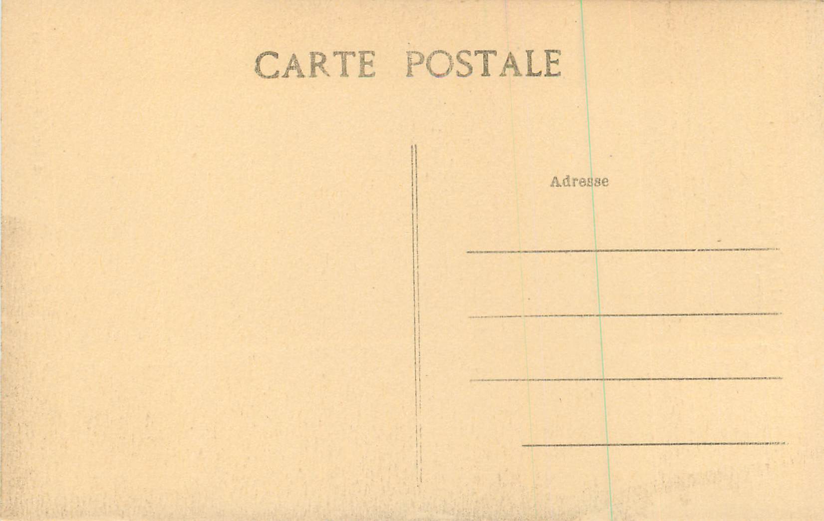 CPA Vitre (I et V)Le Chateau Cote Nord — Rückseite
