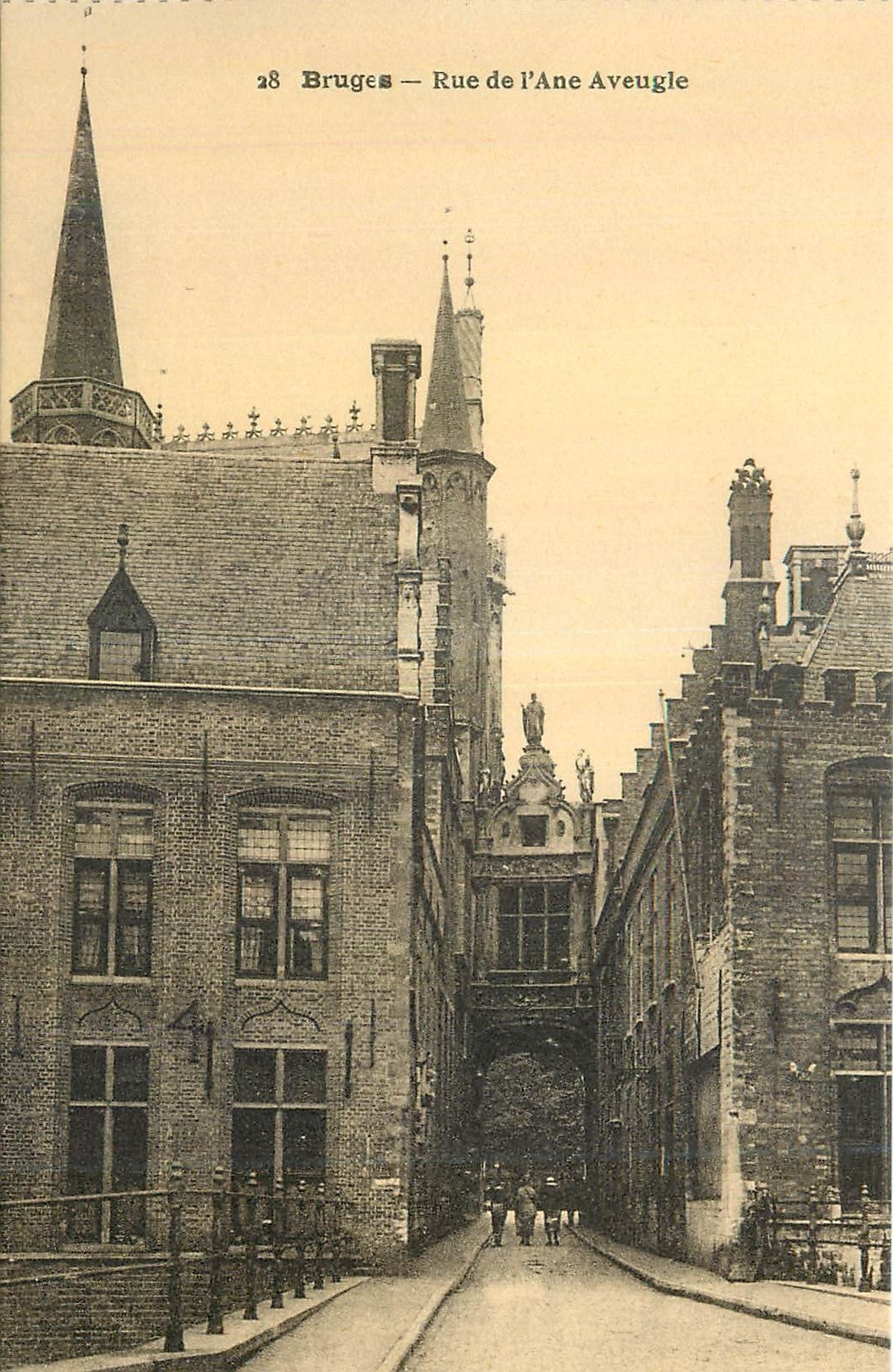 CPA Bruges Rue de l'Ane Aveugle